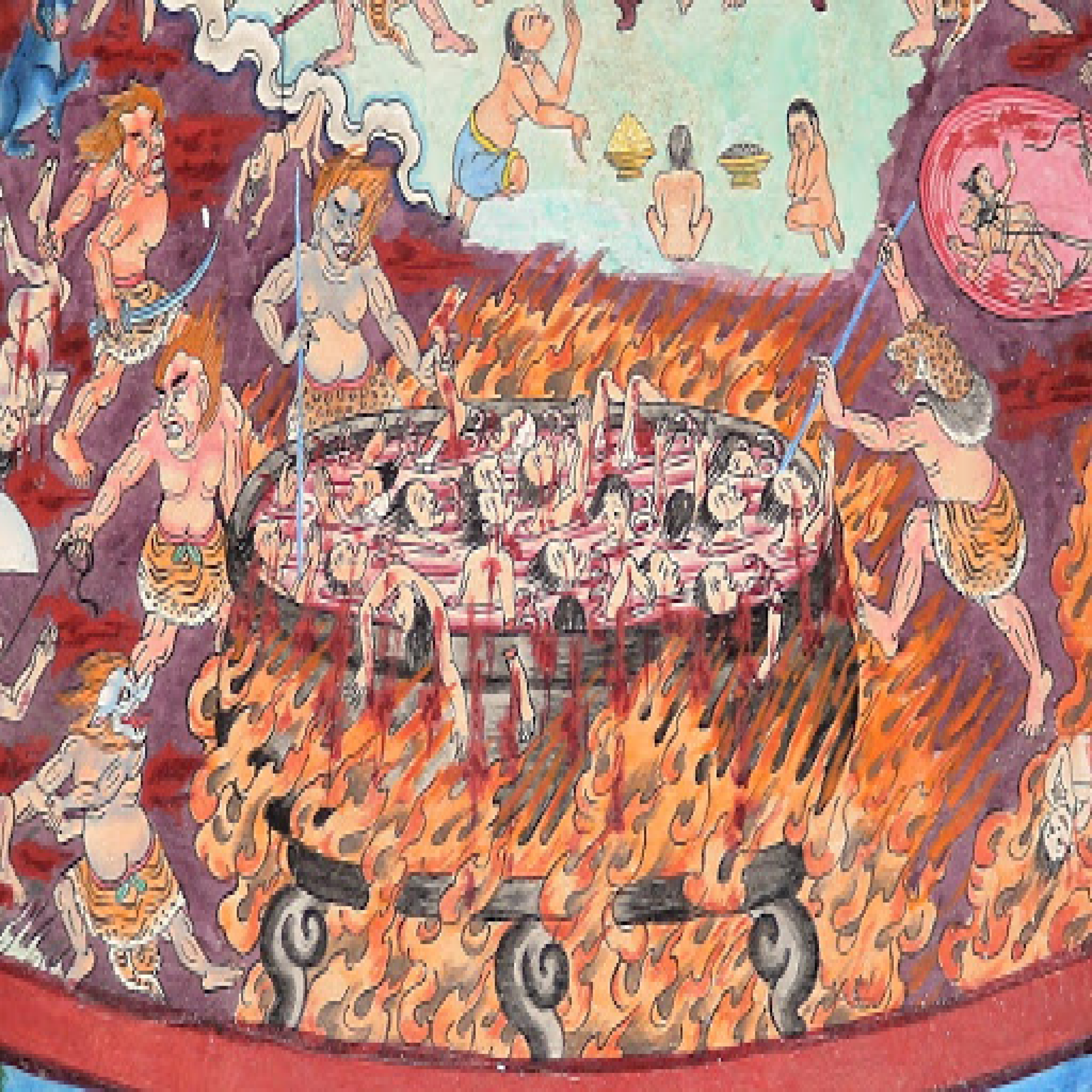 ACID HELL 猫の森 artwork