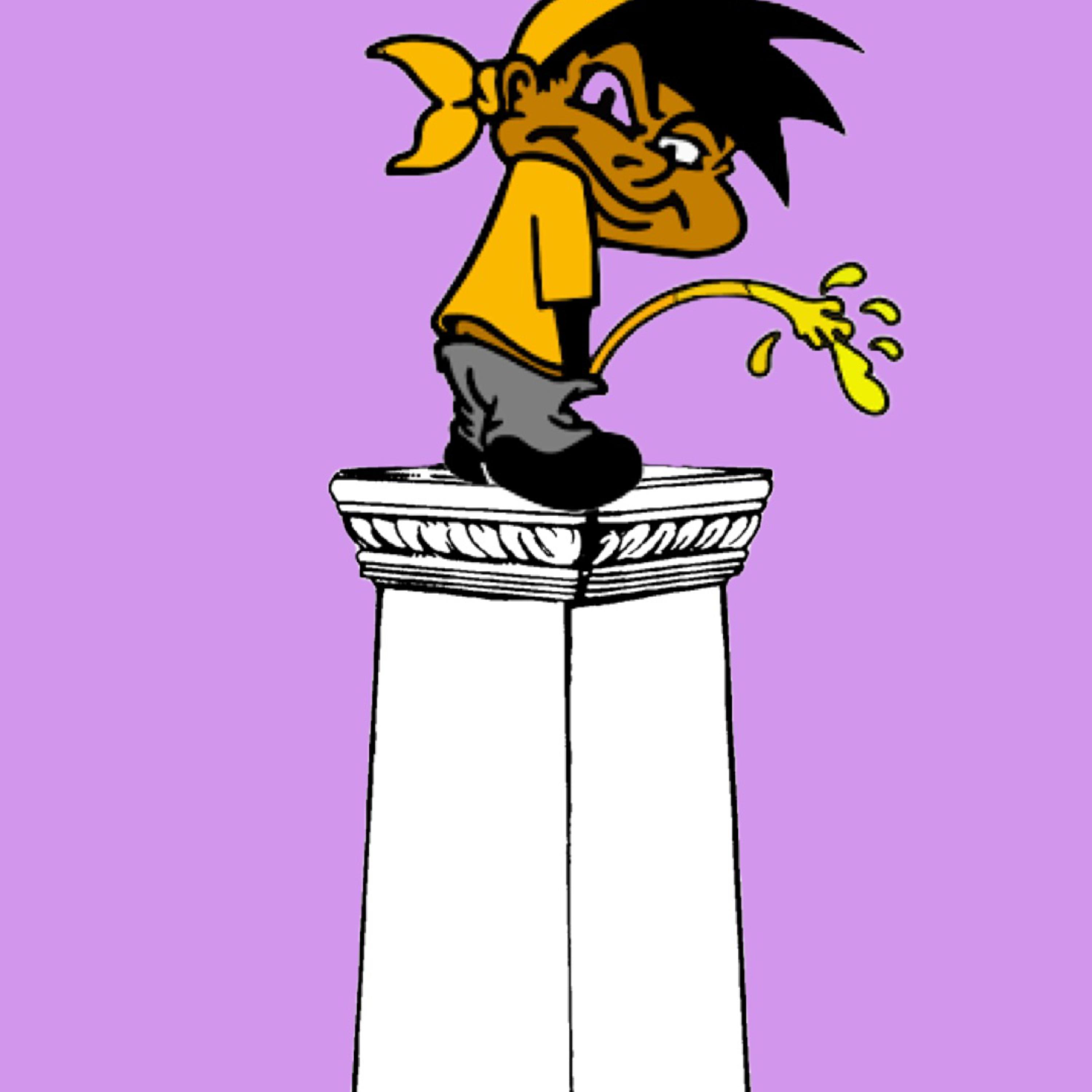 Pedestal Pissin by BOOMINAPE cover art