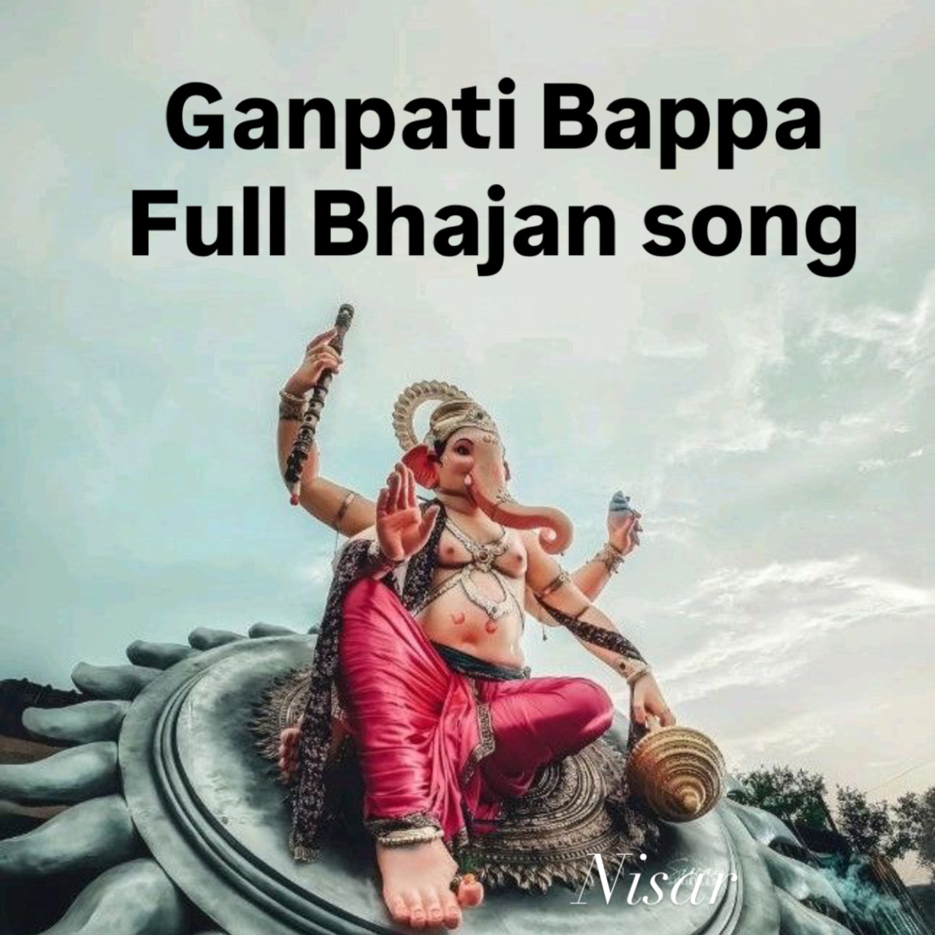 Ganpati Bappa Bhajan Song artwork
