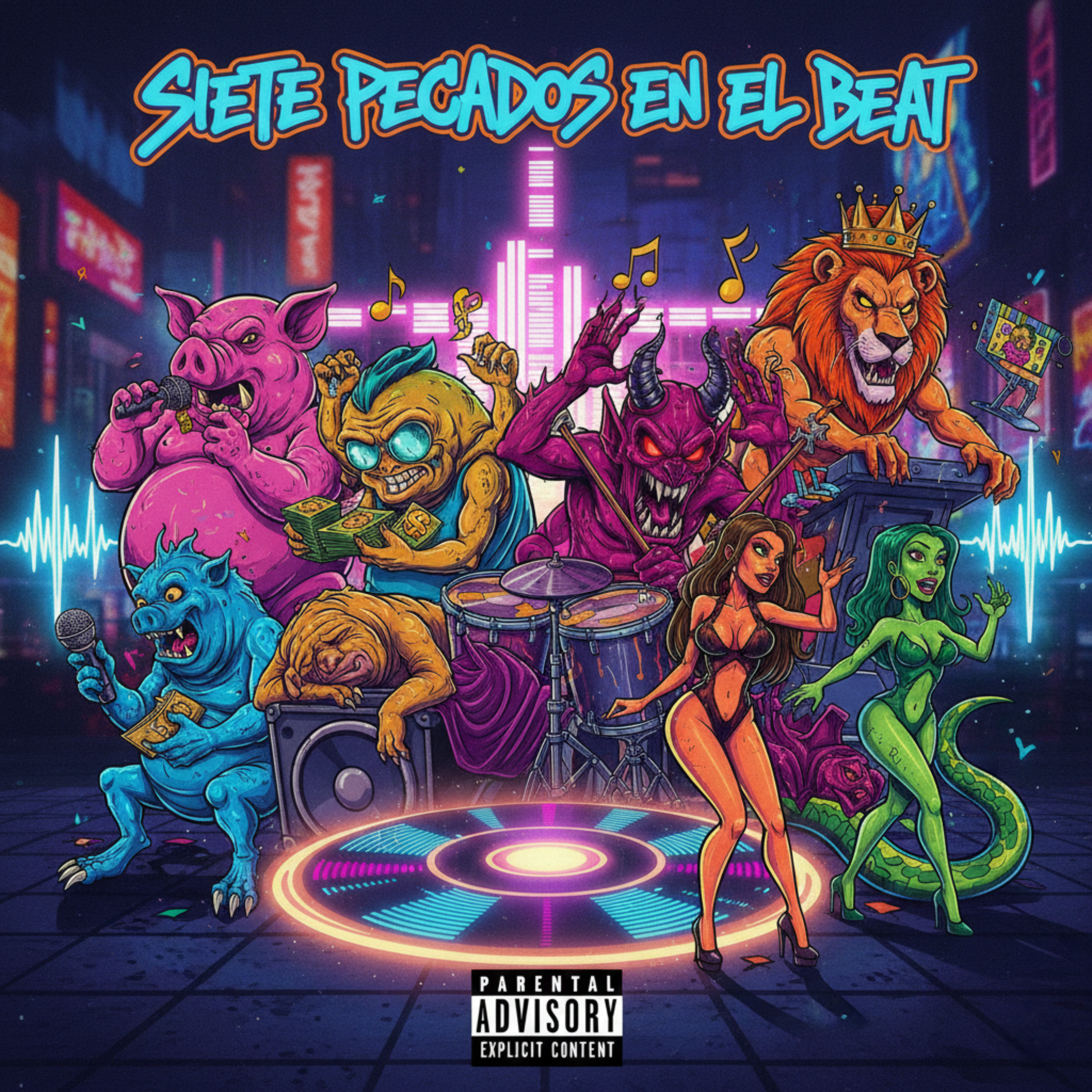 Siete Pecados en el Beat artwork