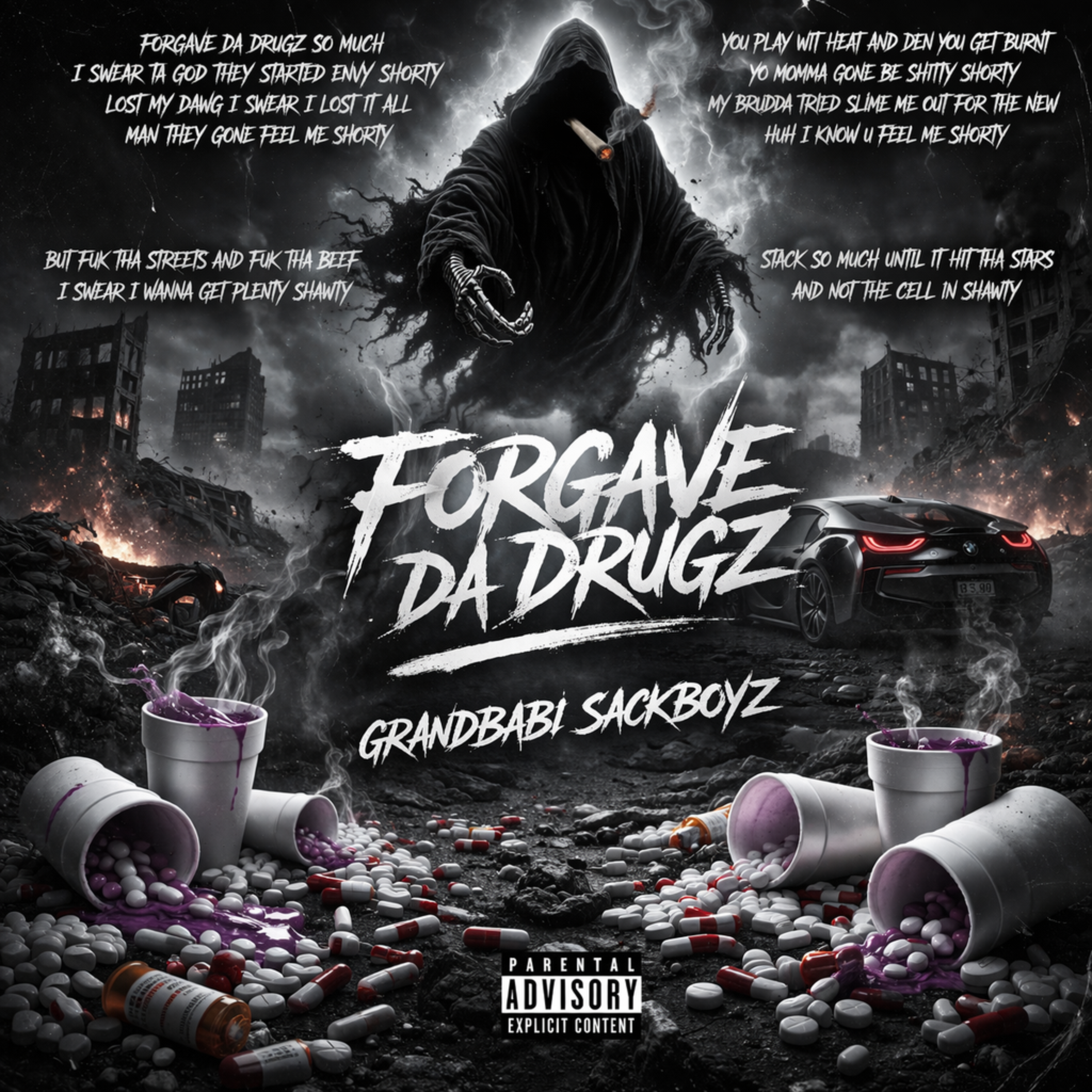 Forgave Da Drugz by Grandbabi Sackboyz cover art