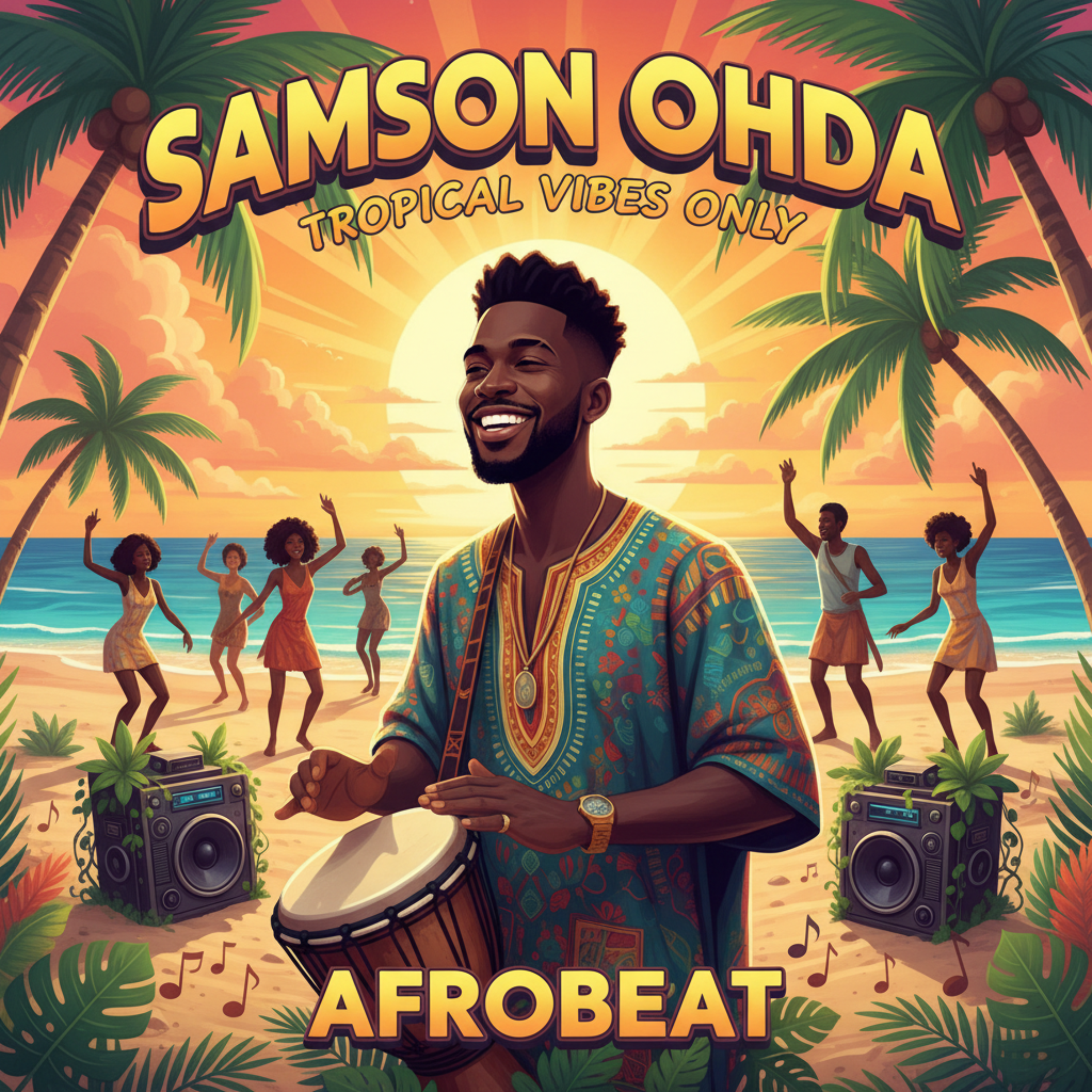 Tropical Vibes Only artwork