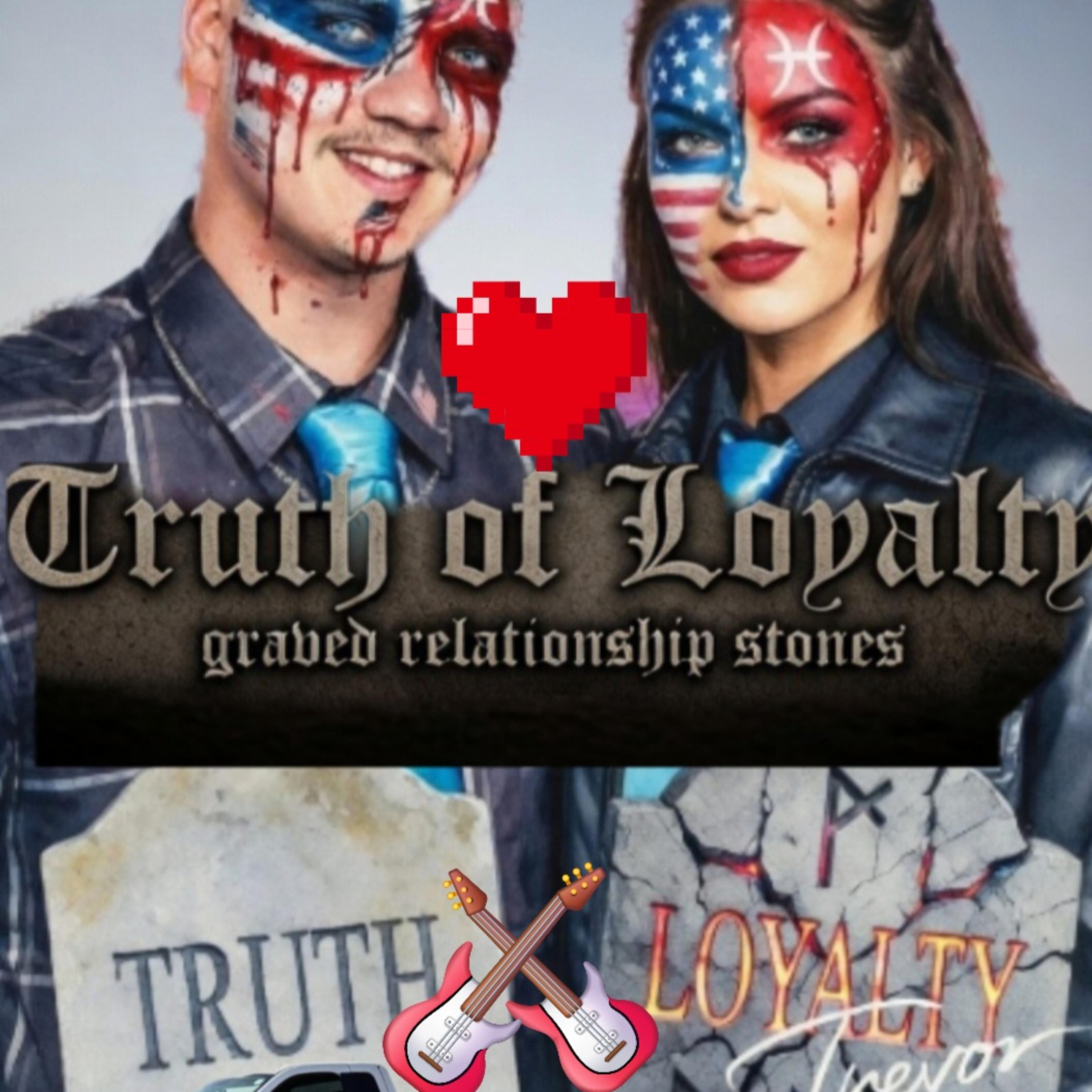 Truth of Loyalty graved relationship stones artwork