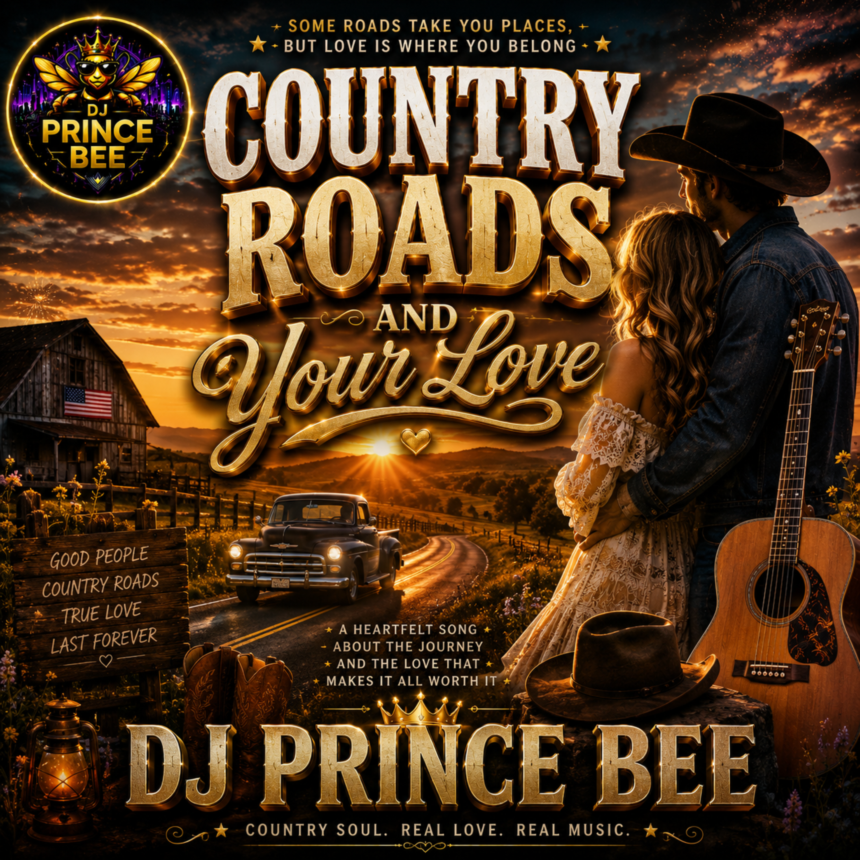 Country Roads And Your Love by DJ PRINCE BEE cover art