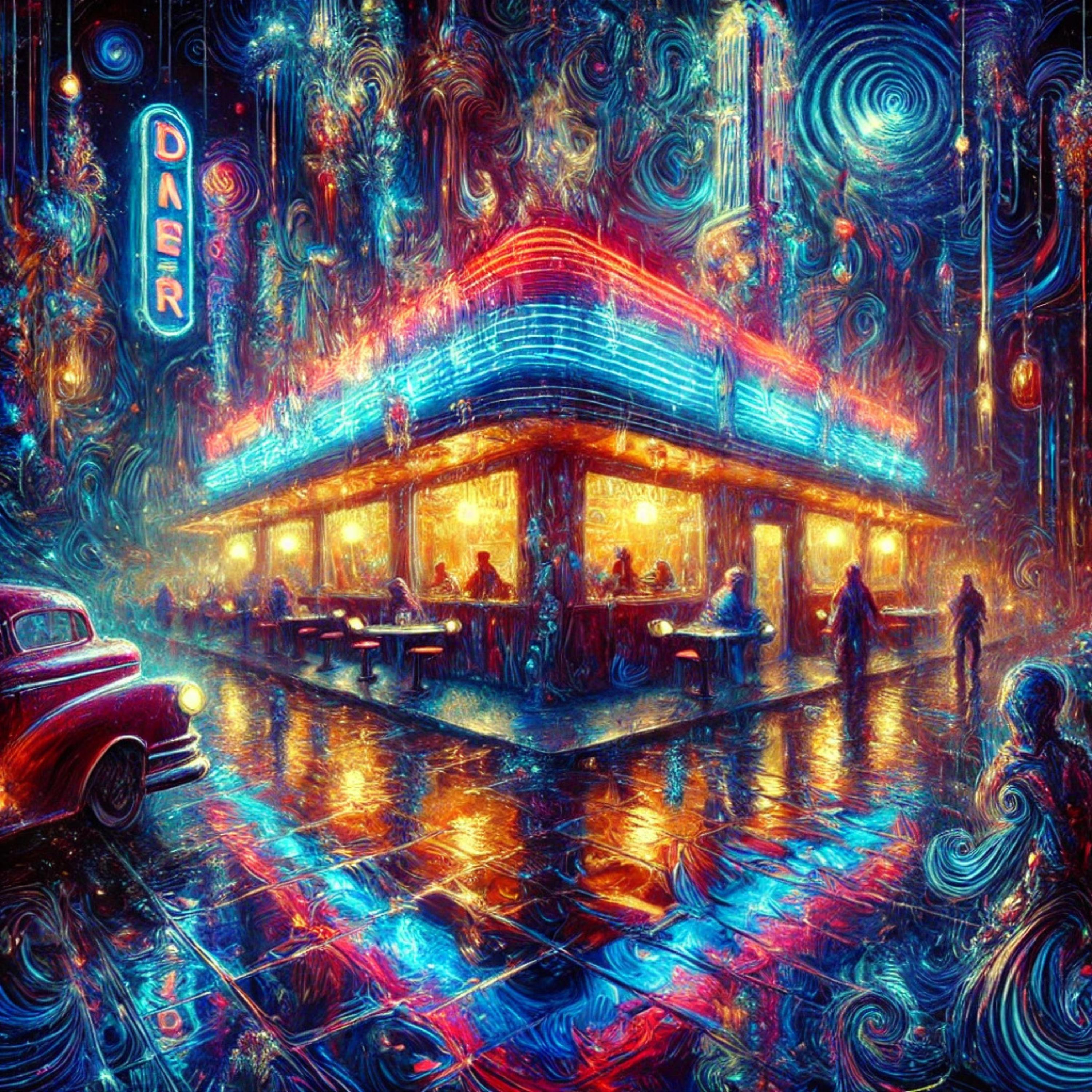 Night at Fanny Maes artwork