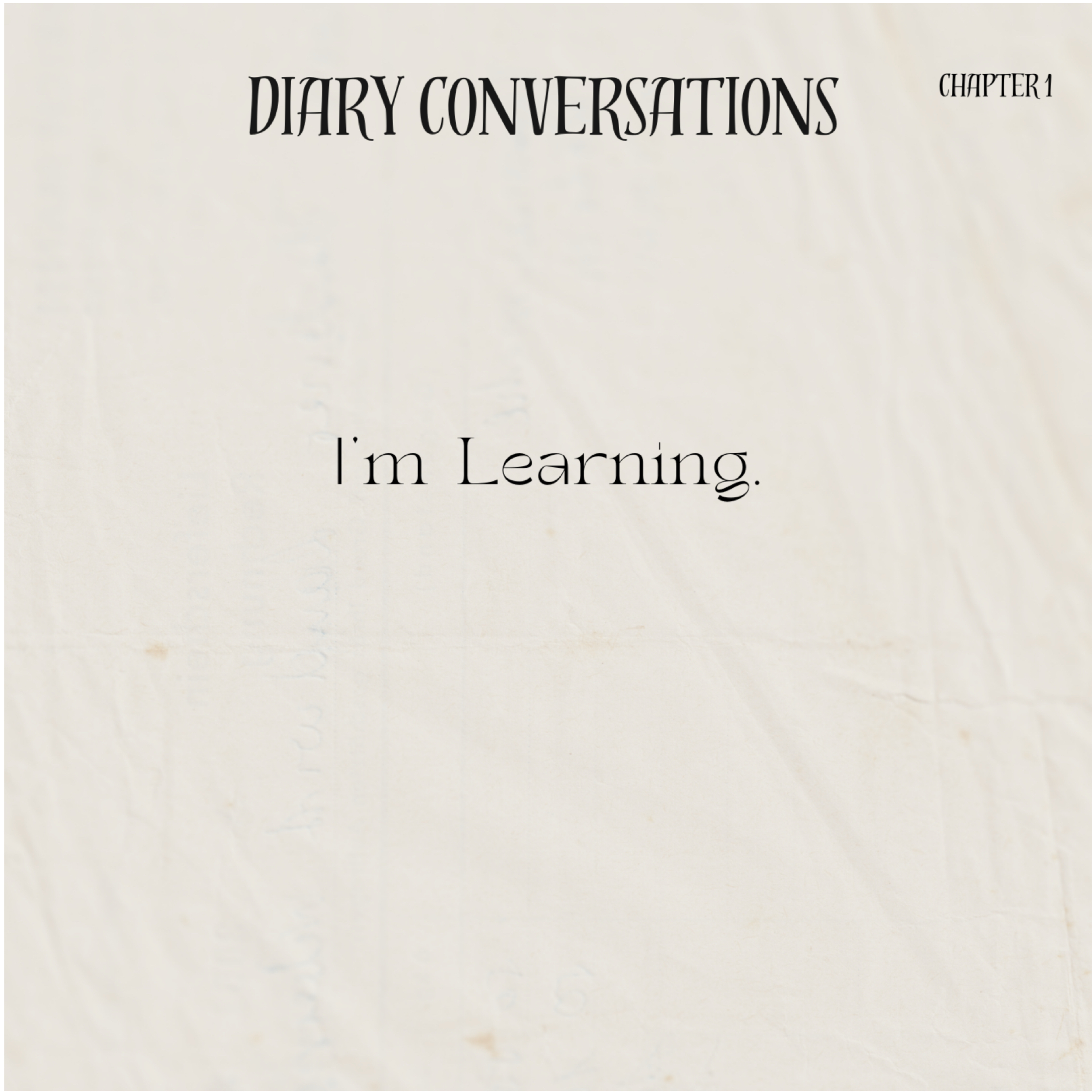Diary Conversations artwork