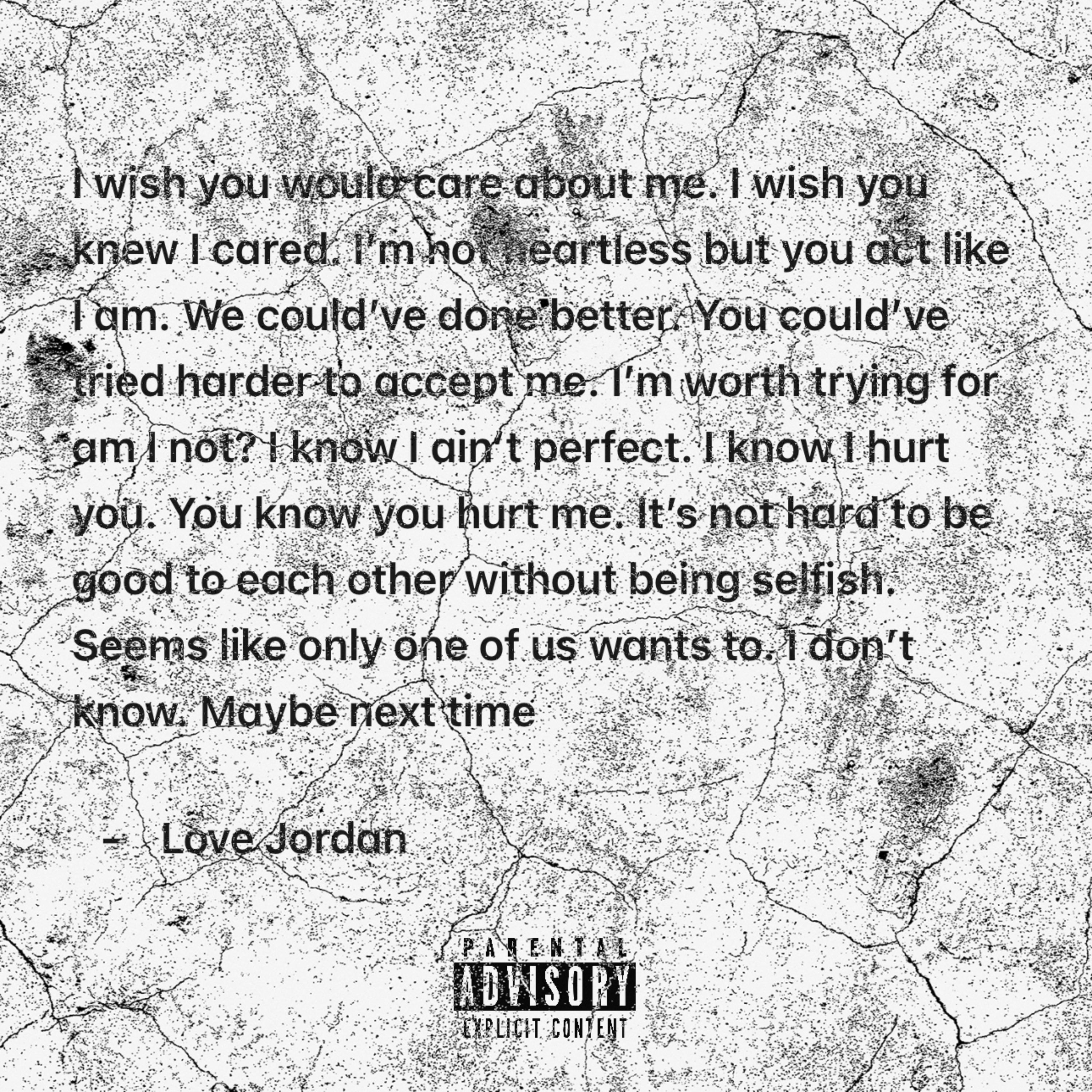 CARE ABOUT ME artwork
