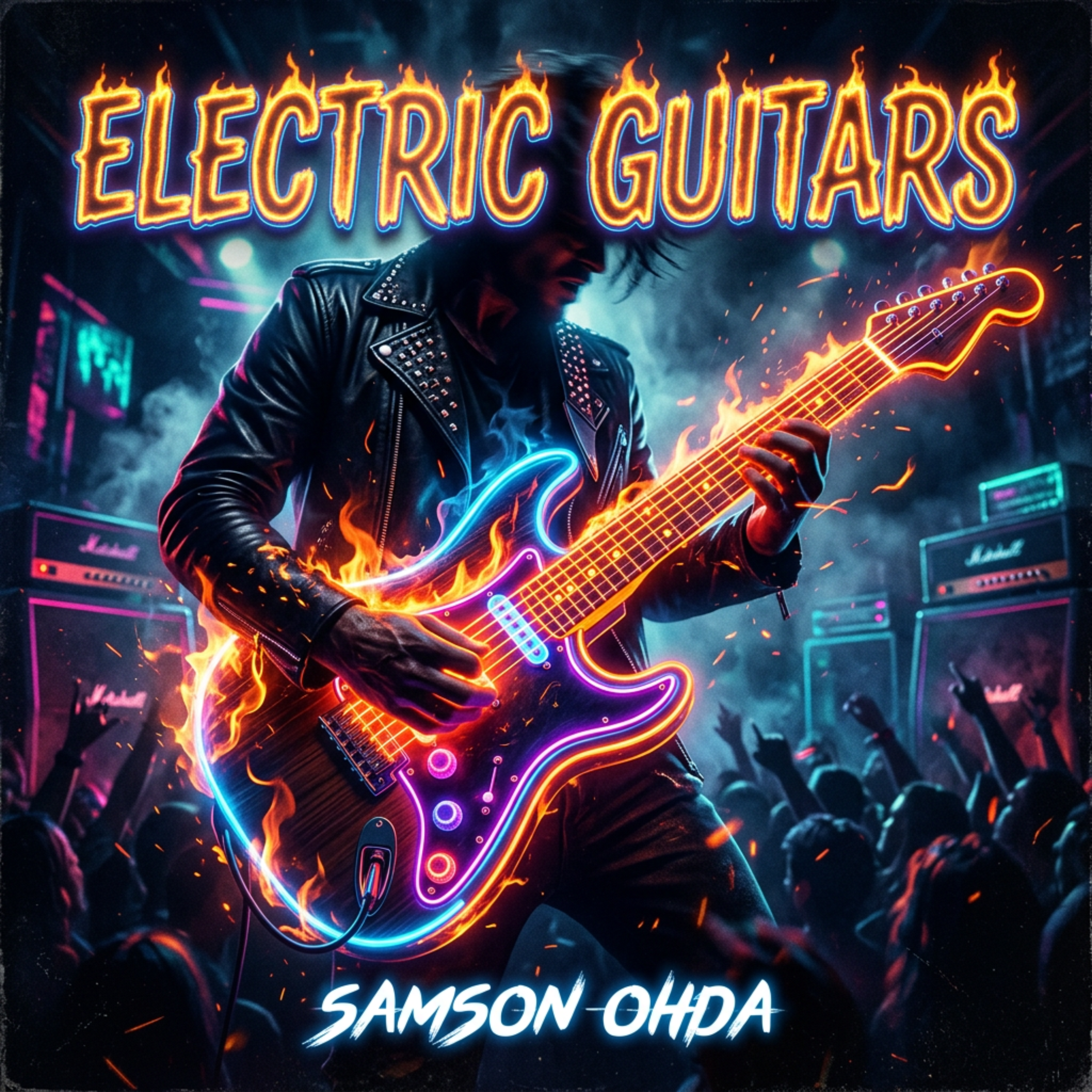Burning Neon Strings by Samson Ohda  cover art