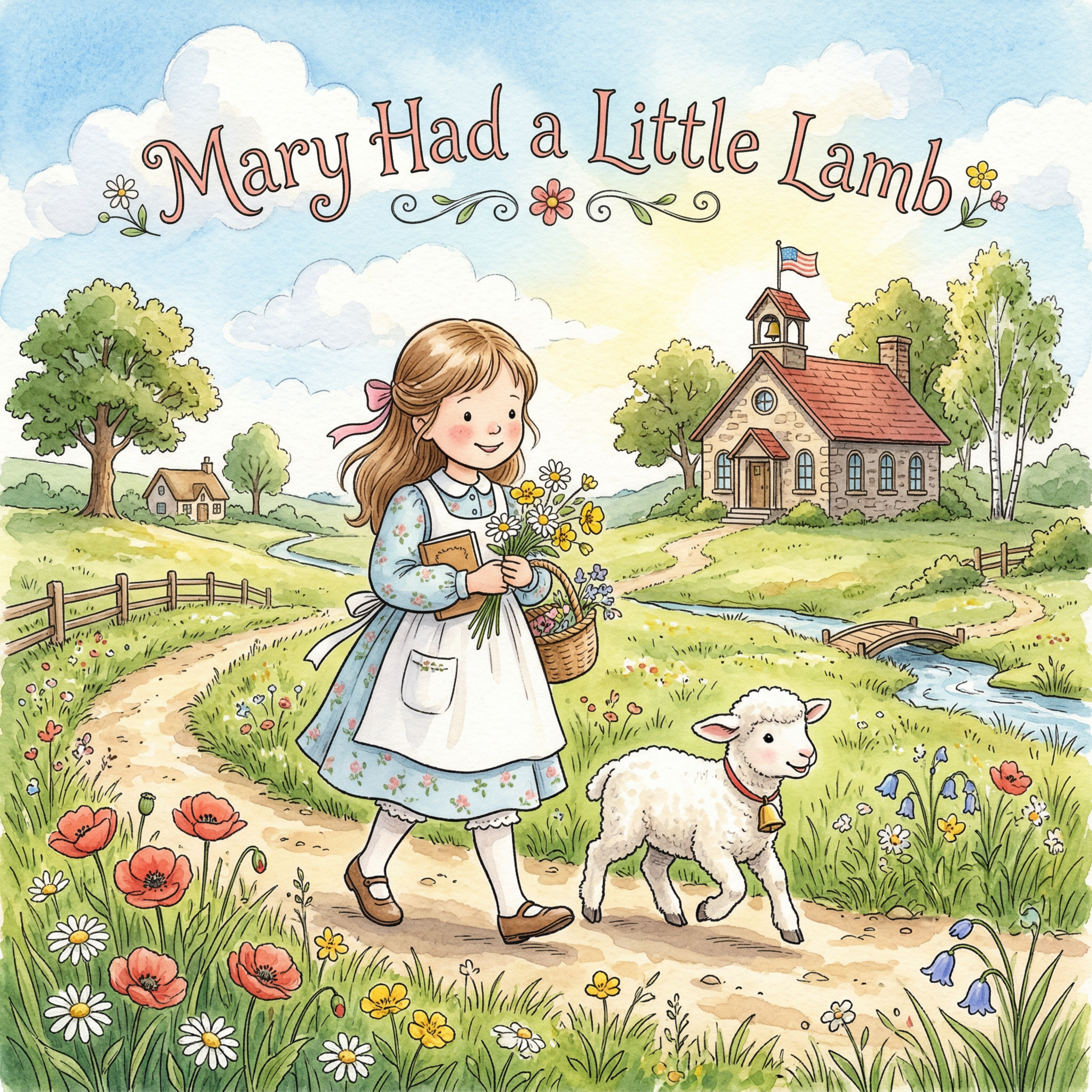 Mary Had A Little Lamb artwork