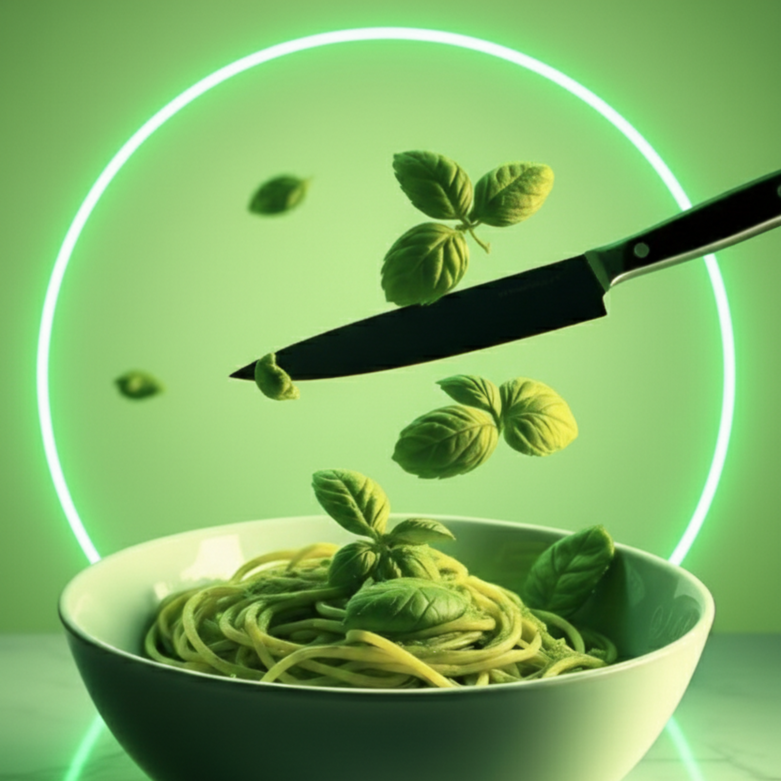 Pasta al pesto artwork