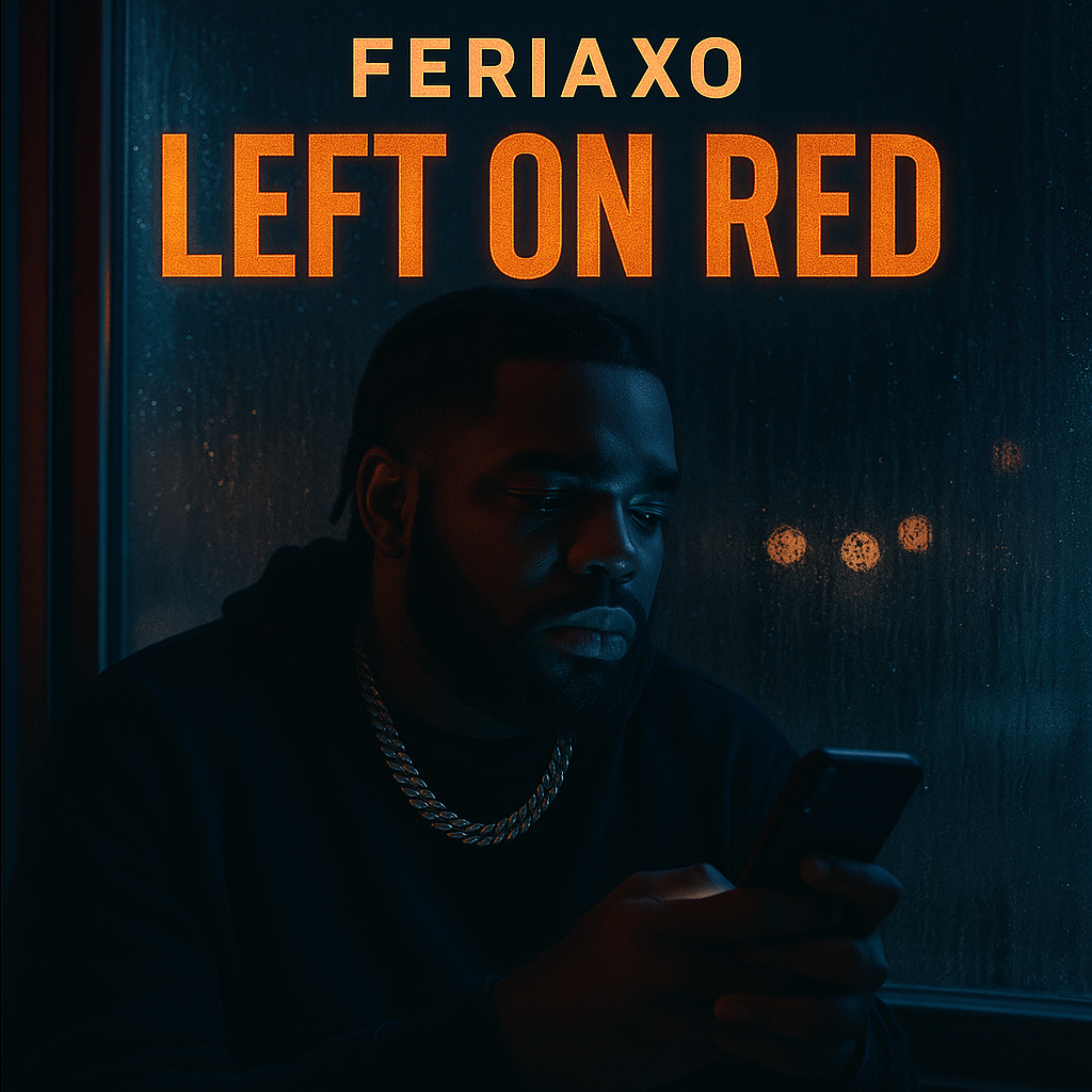 left on red artwork