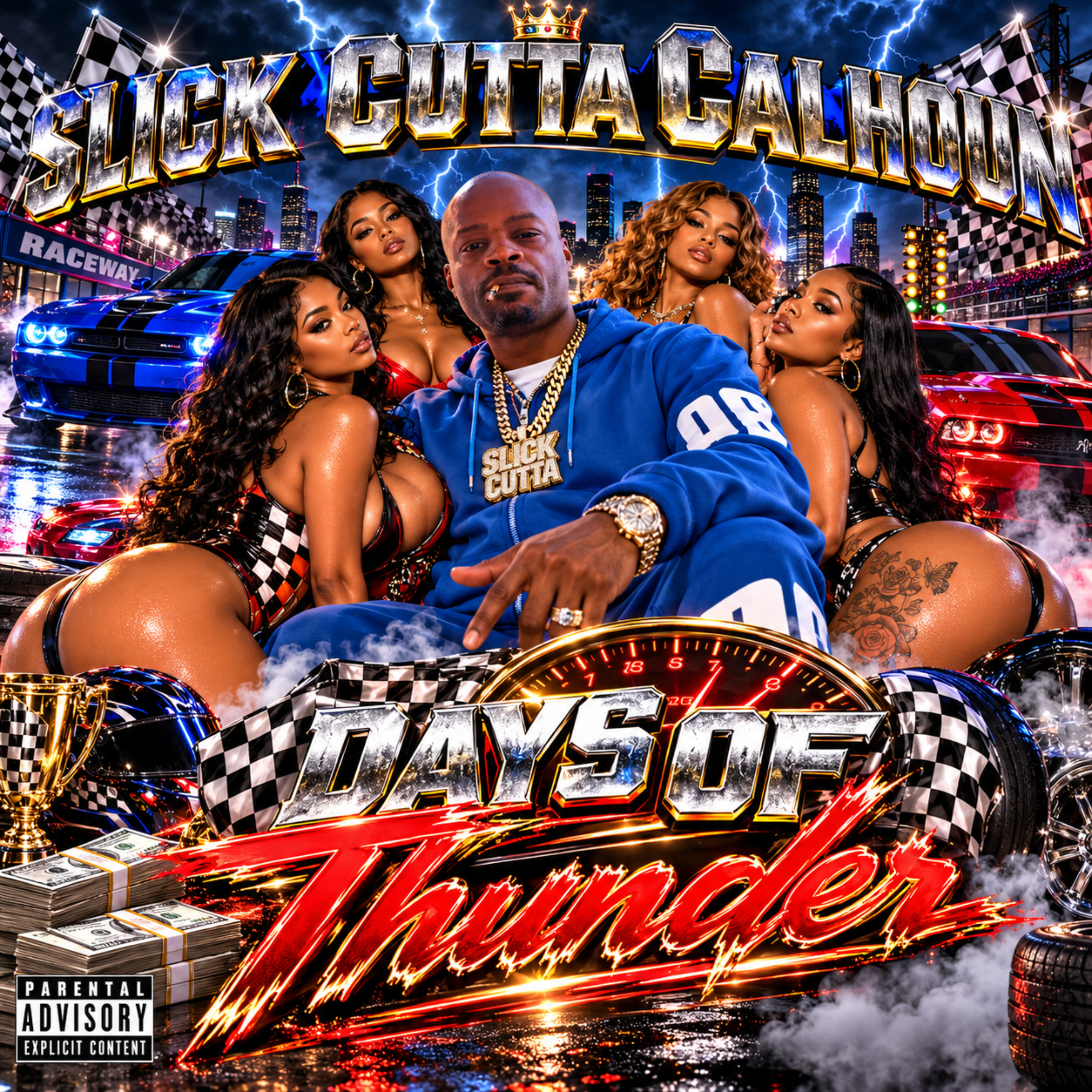 DAYS OF THUNDER by Slick Cutta Calhoun cover art