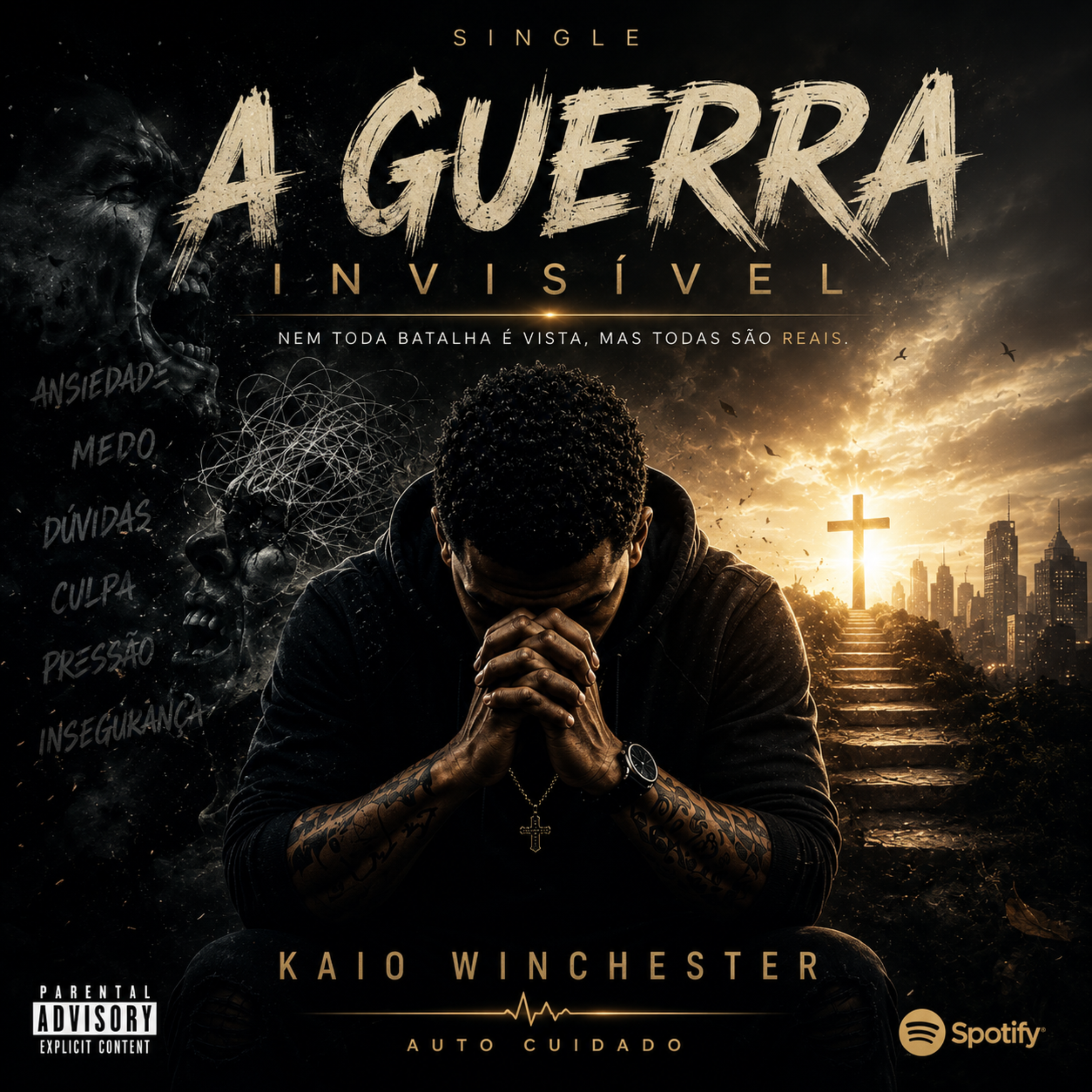 A guerra invisível by Kaio Winchester cover art