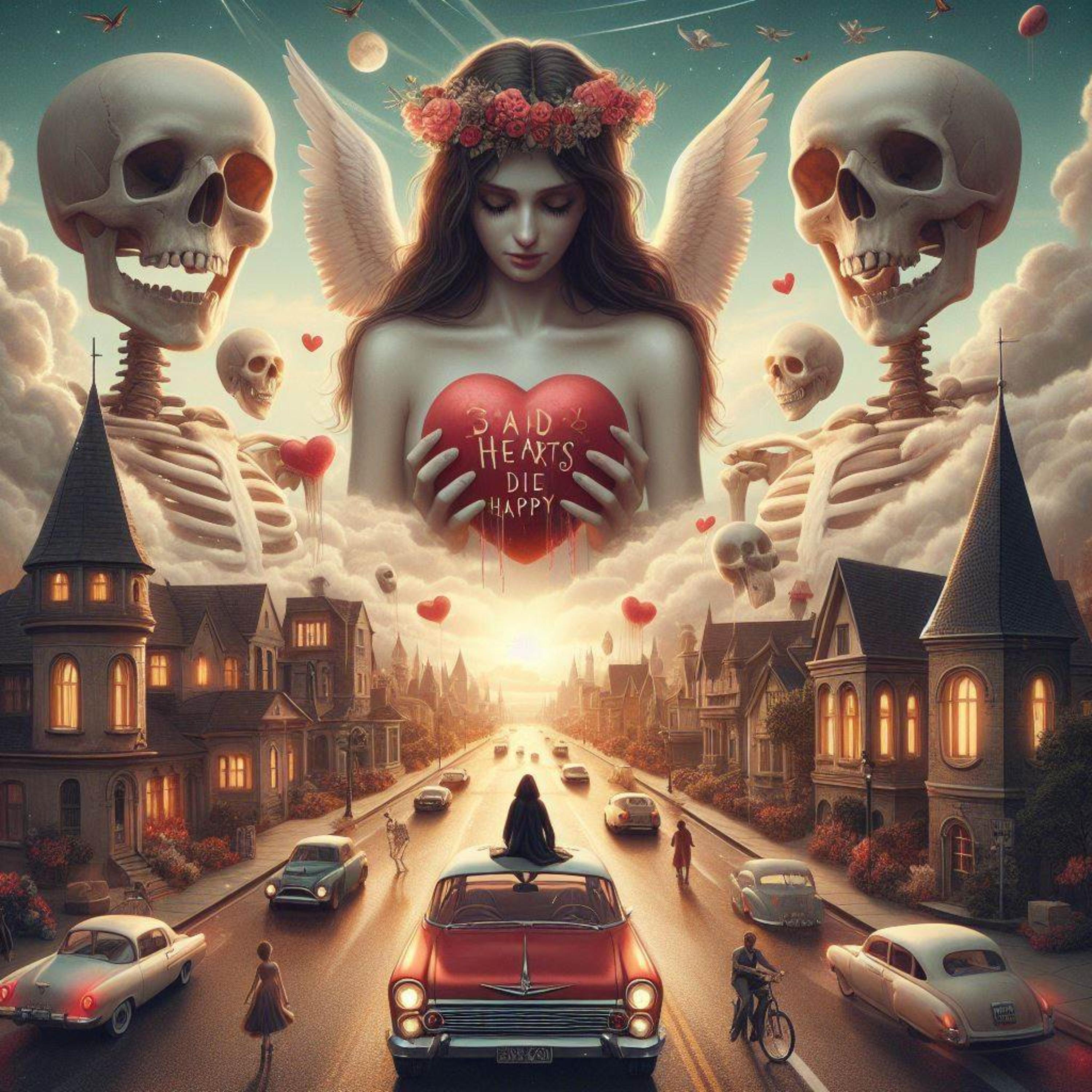 Sad Hearts Die Happy artwork
