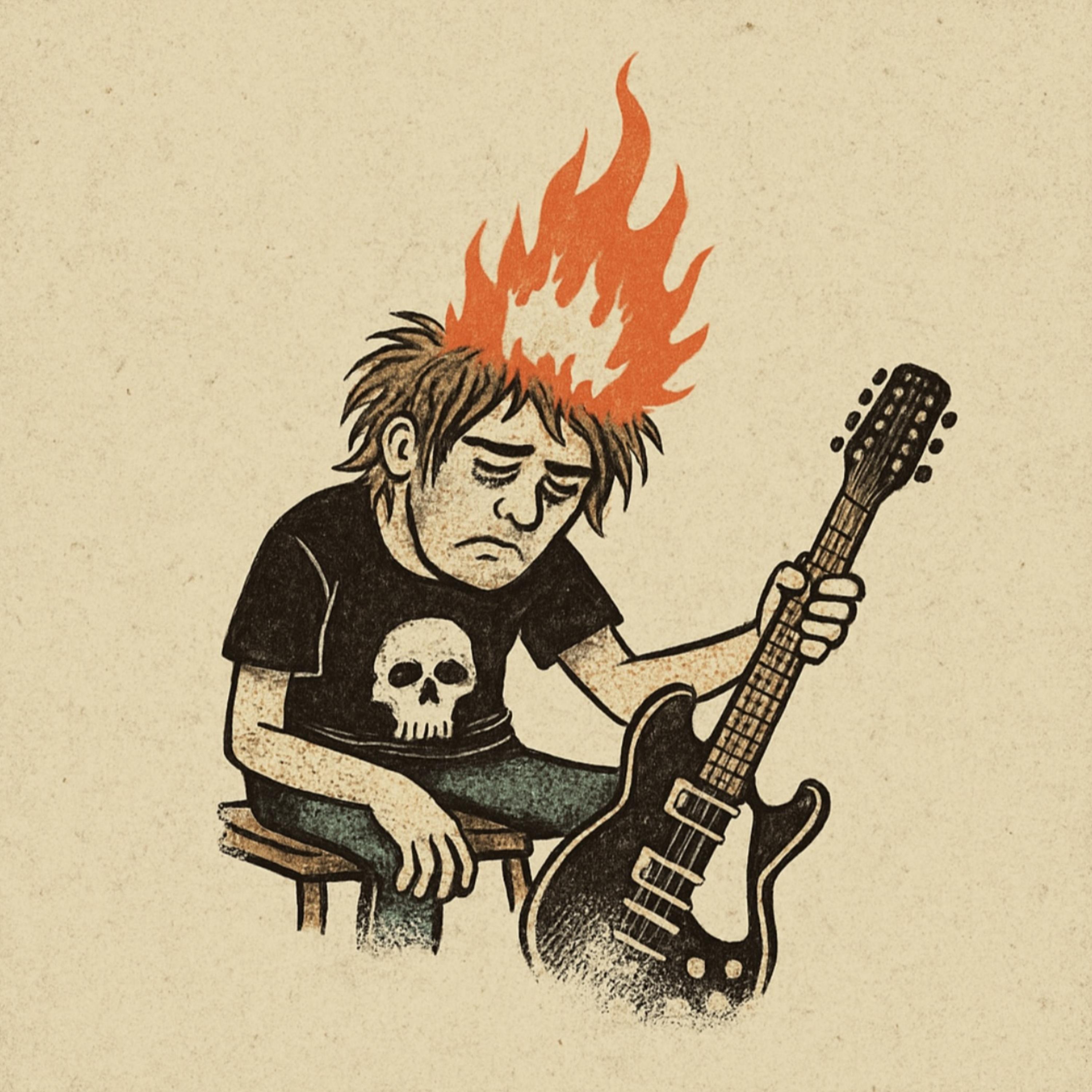 Burnout In This Rock Roll Game artwork