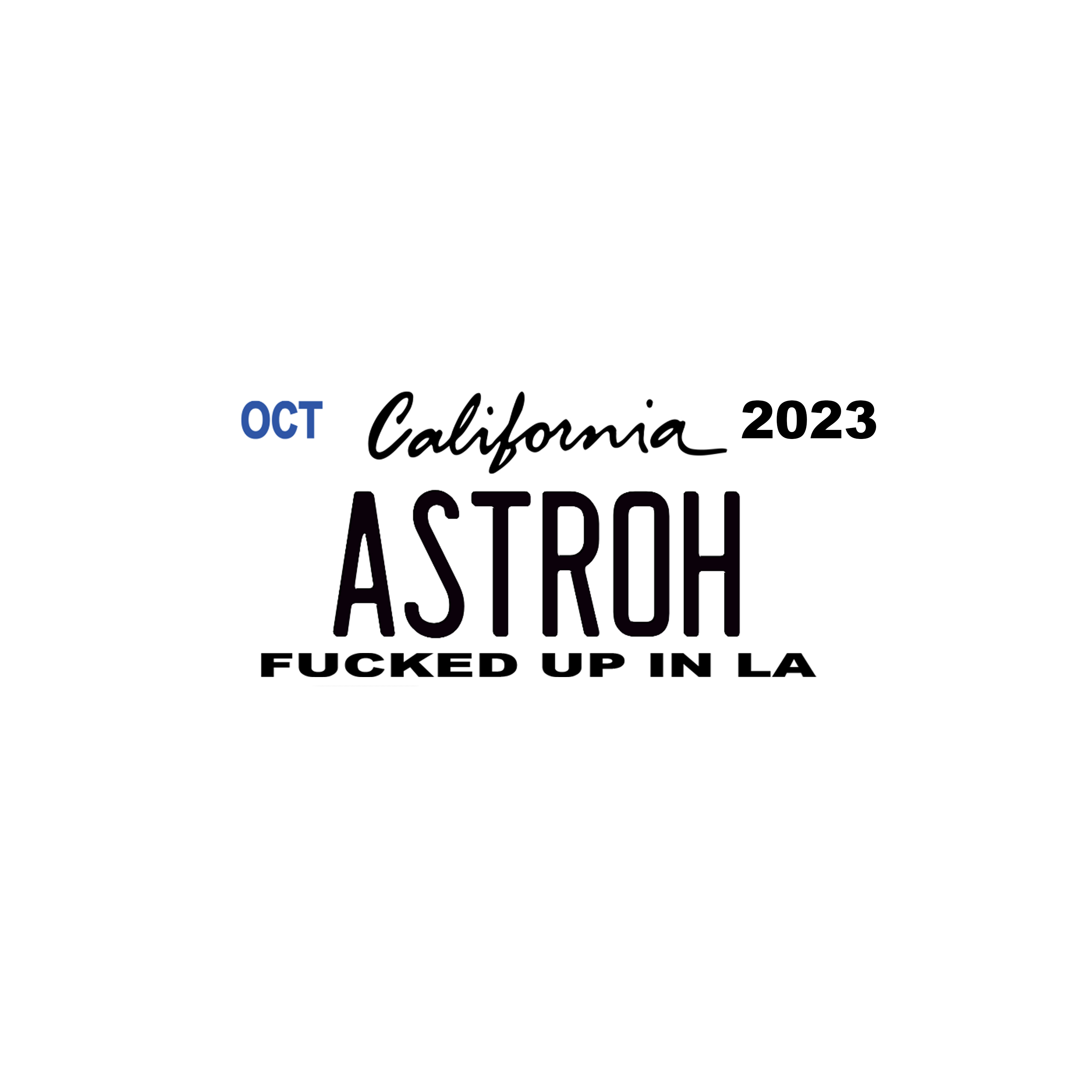 Fucked up in LA artwork
