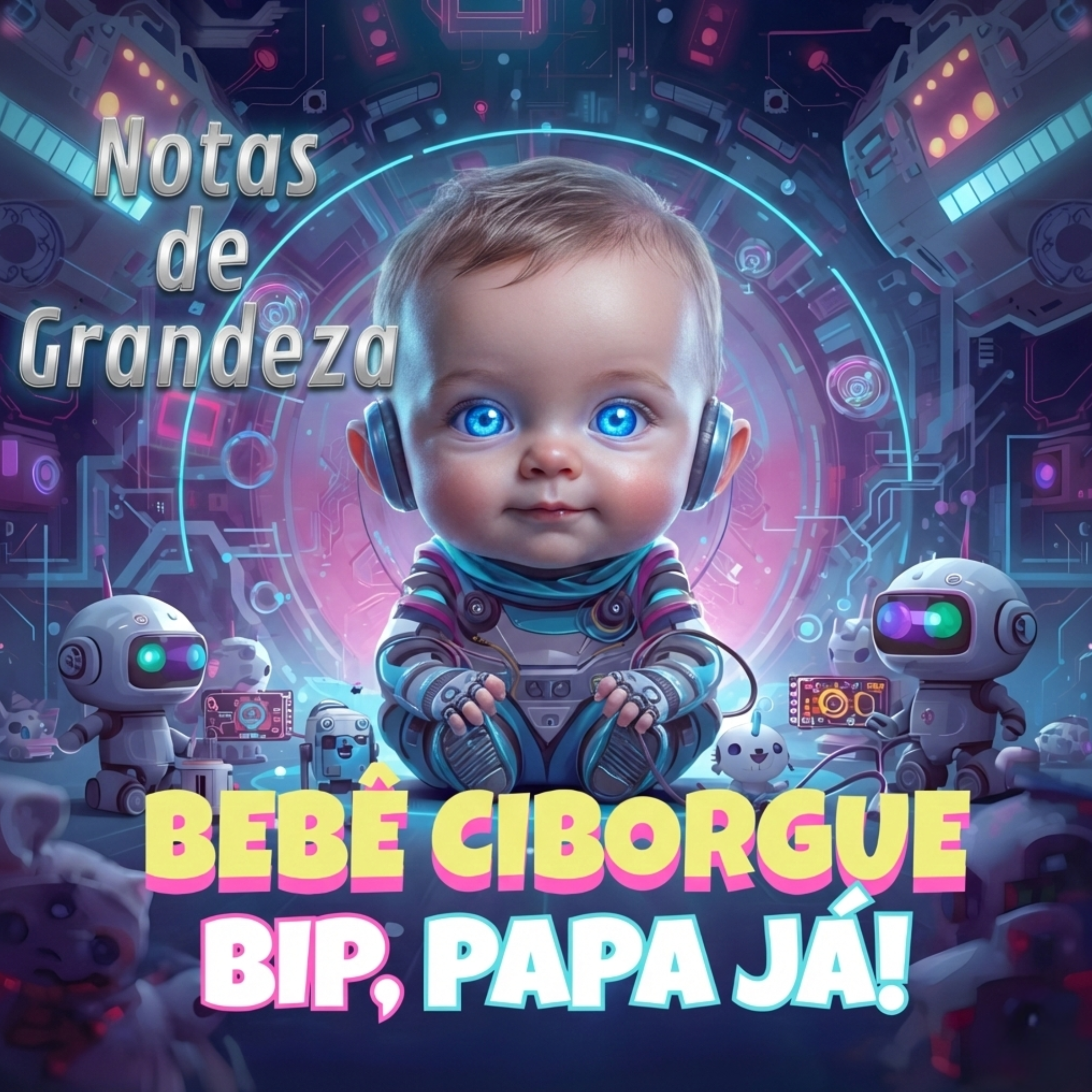 Bebê Ciborgue Bip, Papa Já! artwork