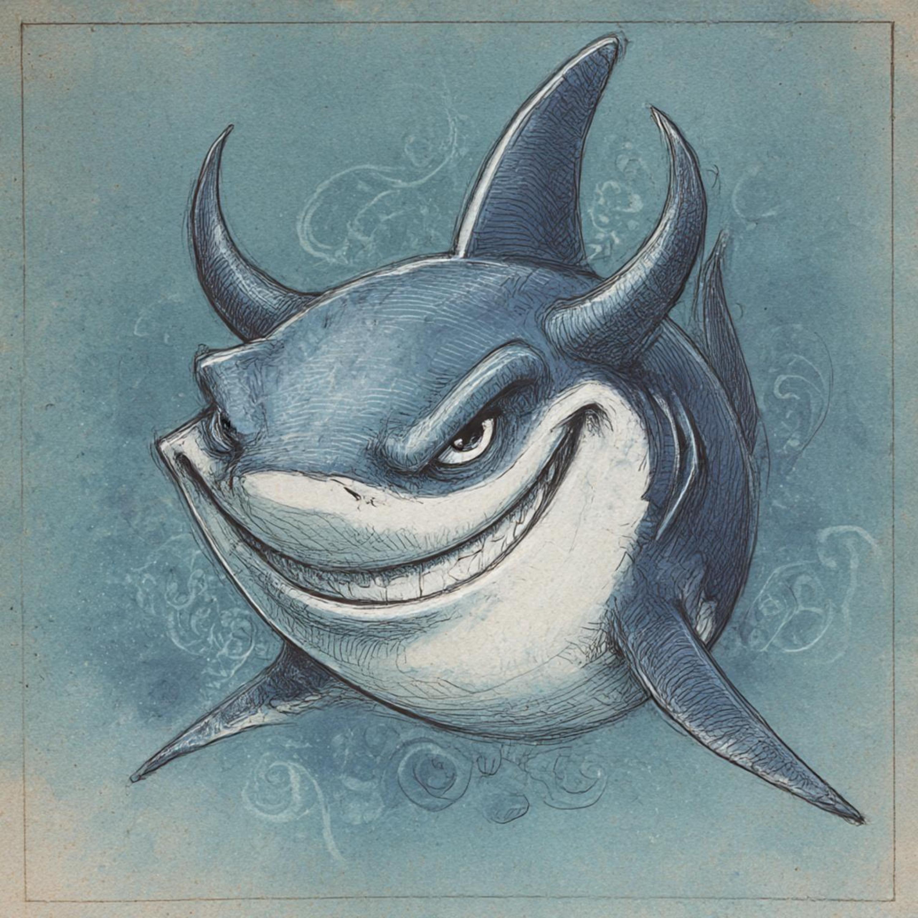 Legendary Pisces Shark Tales of Anime artwork