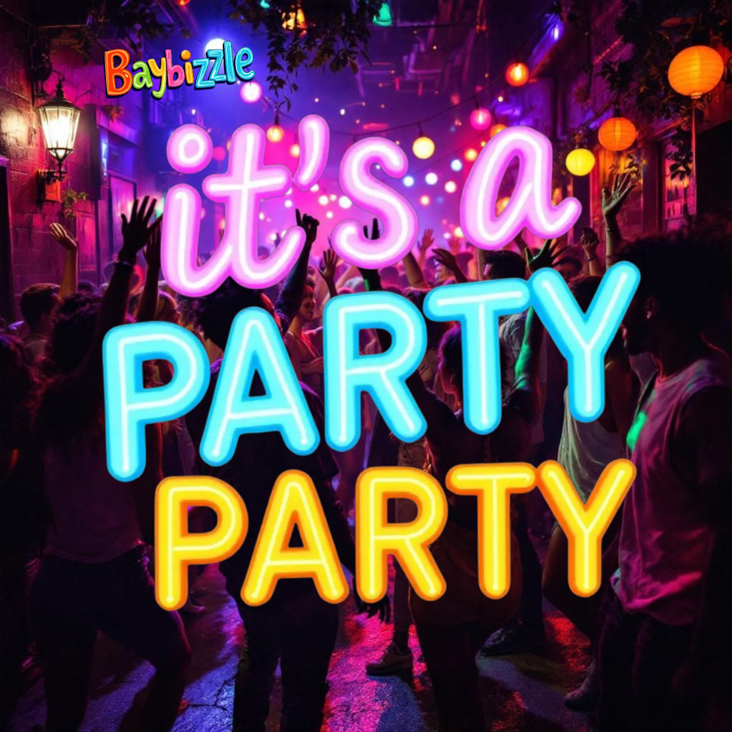 it's a party artwork
