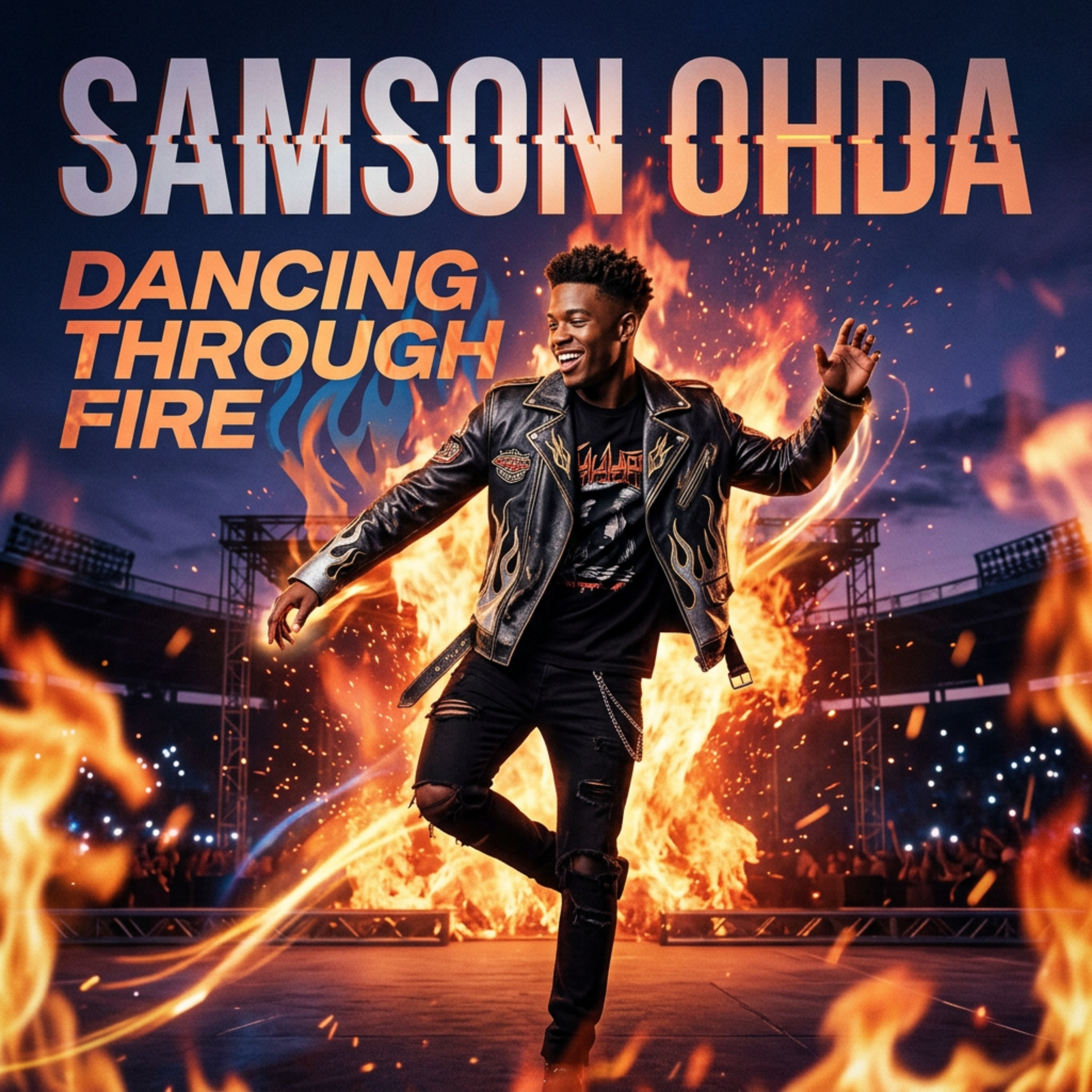 Dancing Through Fire by Samson Ohda  cover art