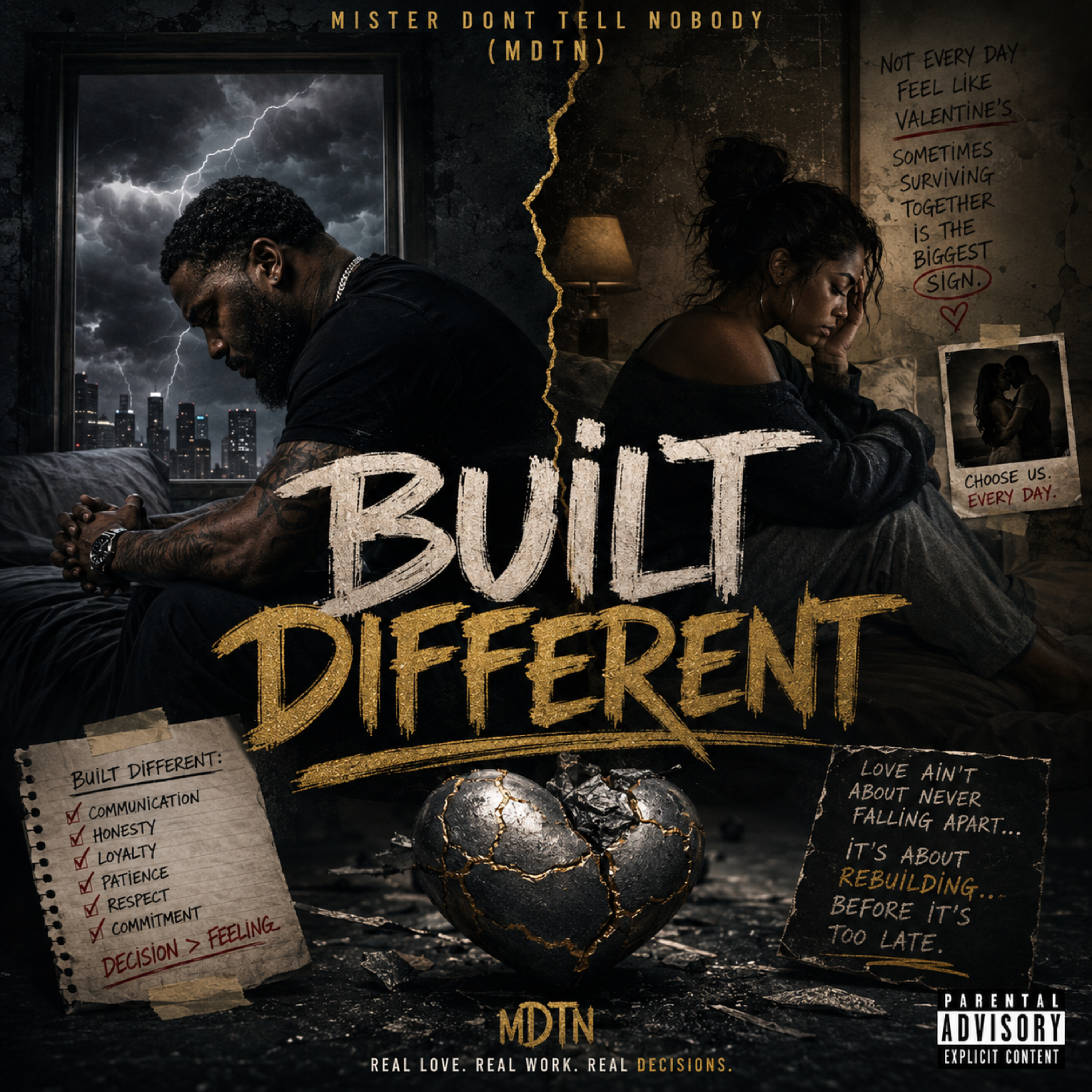 Built Different by Mister Dont Tell nobody cover art