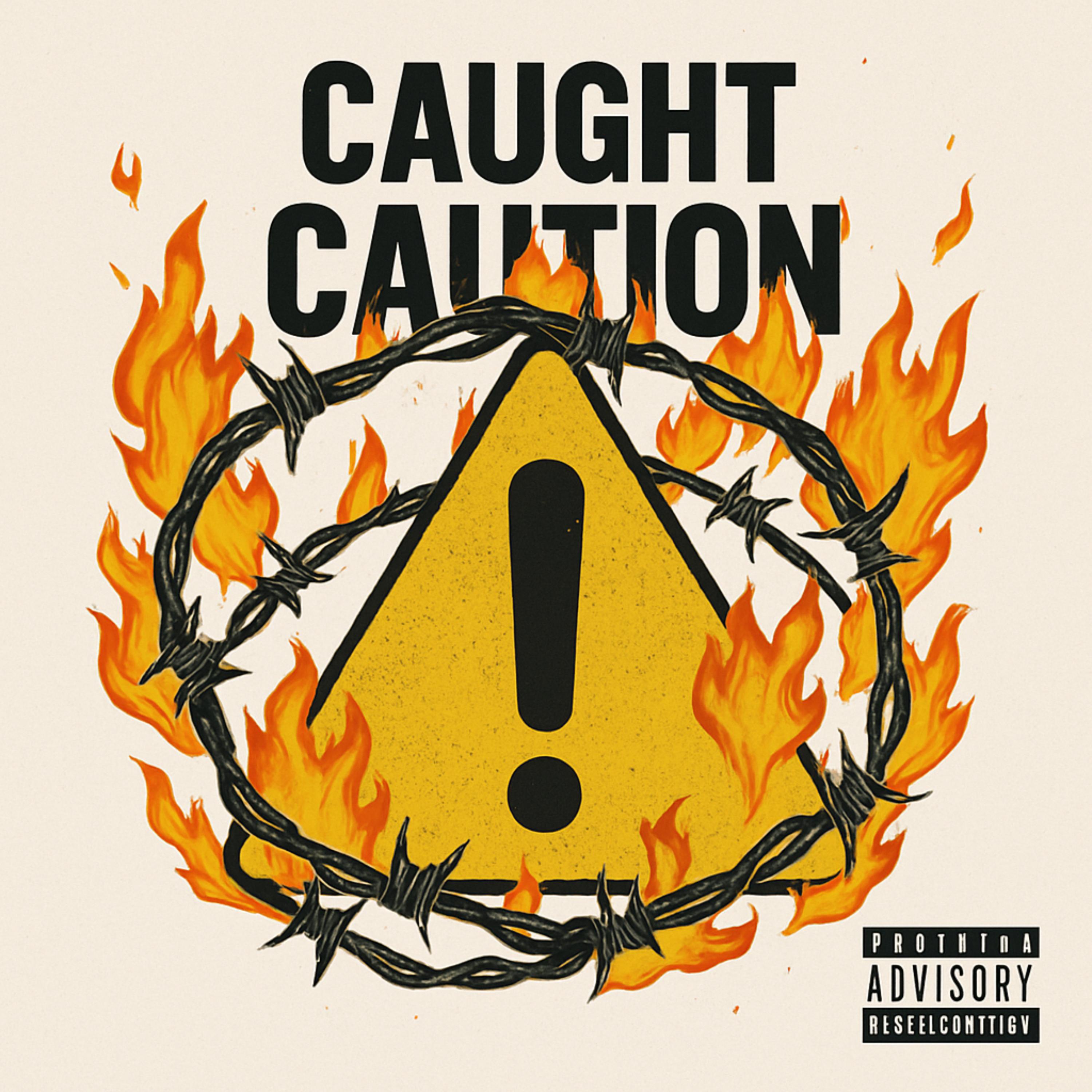 Caught caution artwork
