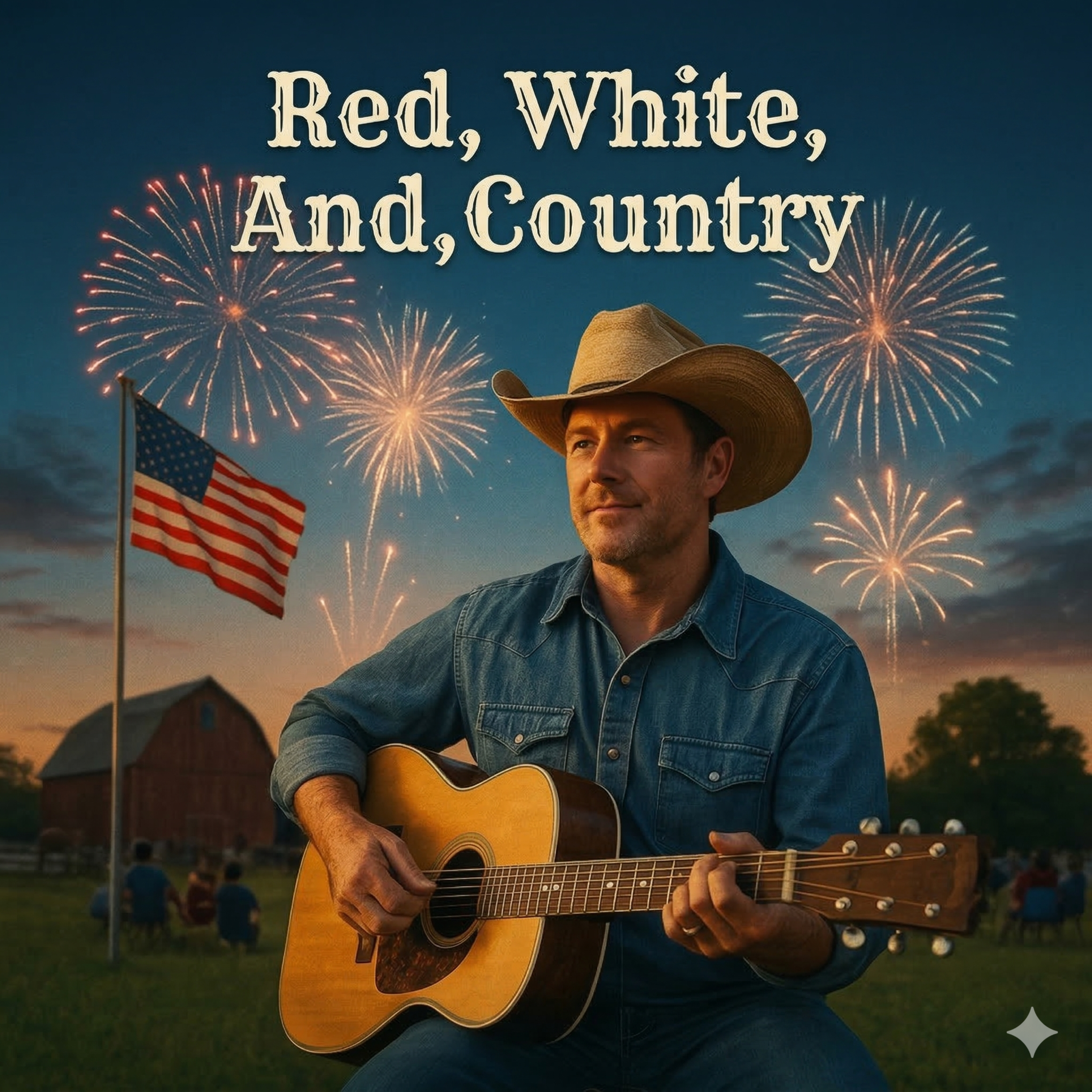 Red, White, And Country artwork