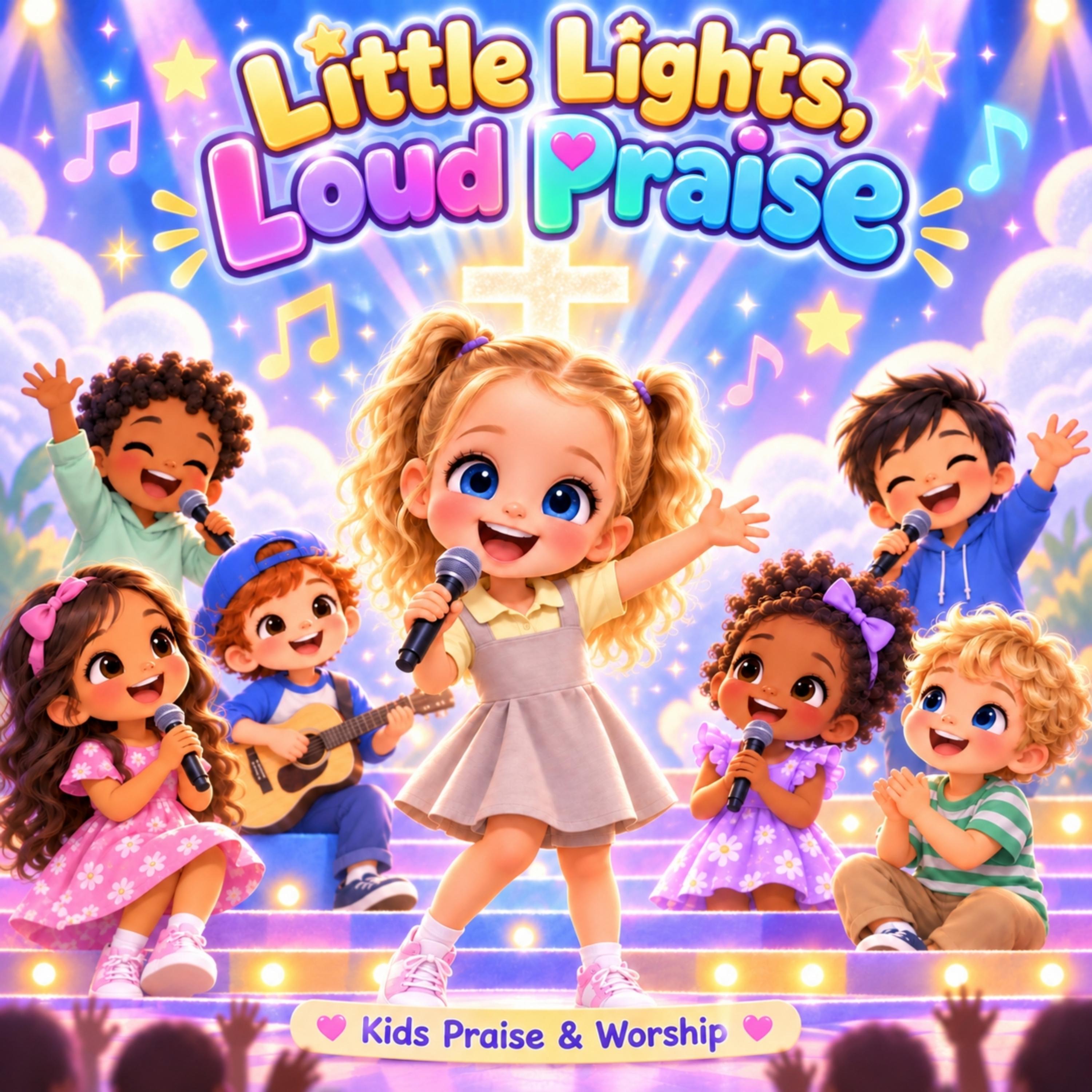 Little Lights Loud Praise by Crystal Noelle cover art