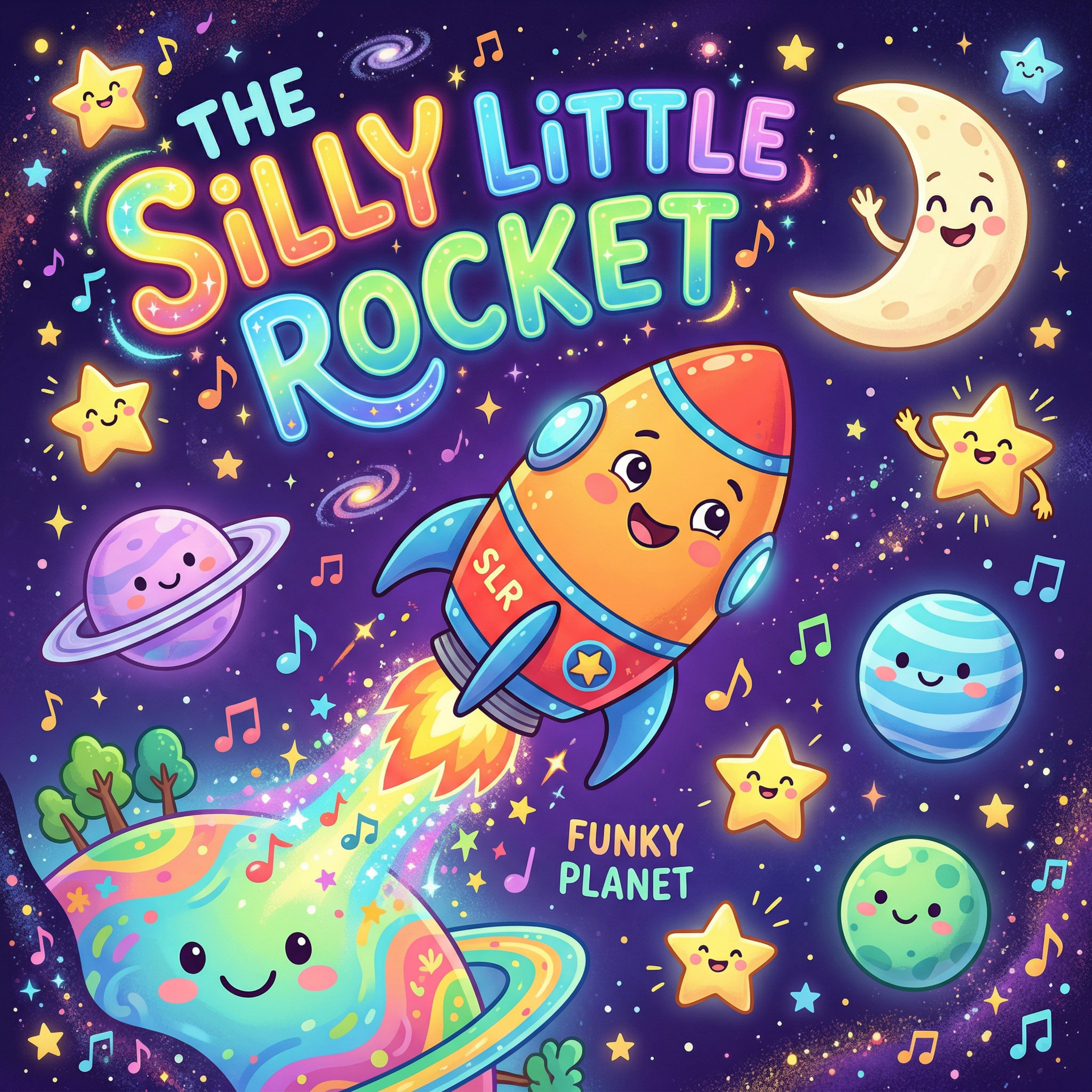 The Silly Little Rocket artwork