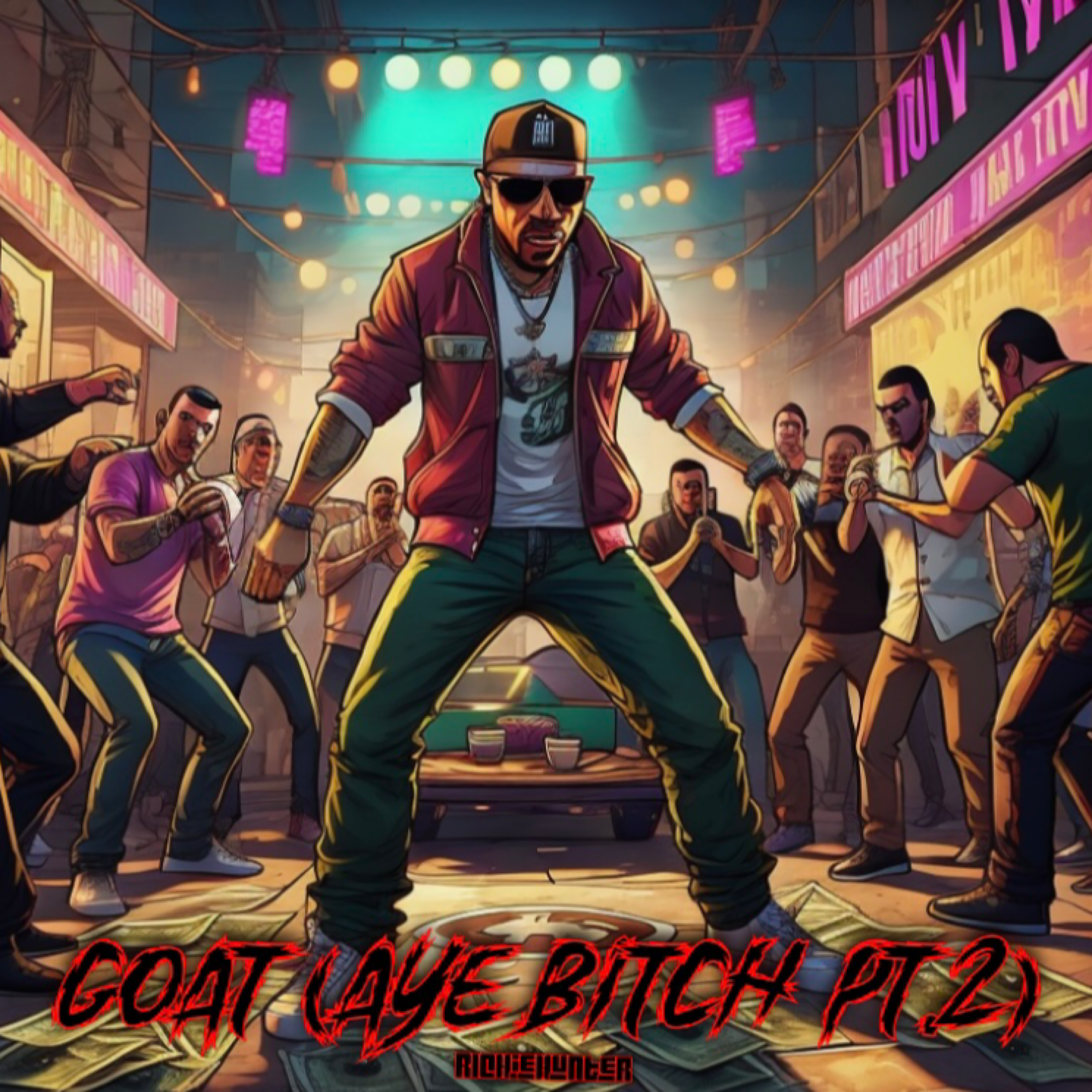 GOAT (Aye Bitch Pt.2) by R1chie Hunter cover art