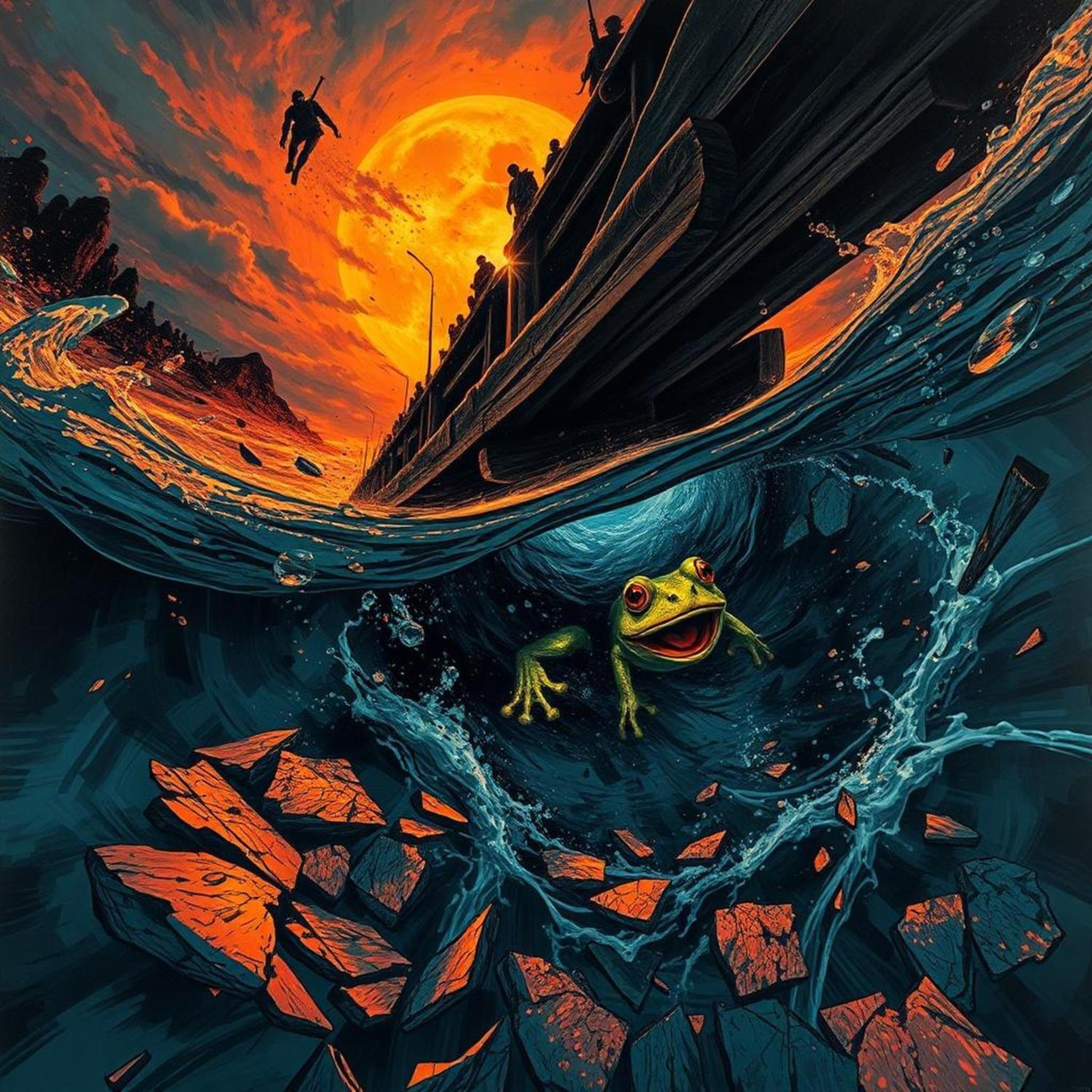 THE LOVERS HARBOR. artwork