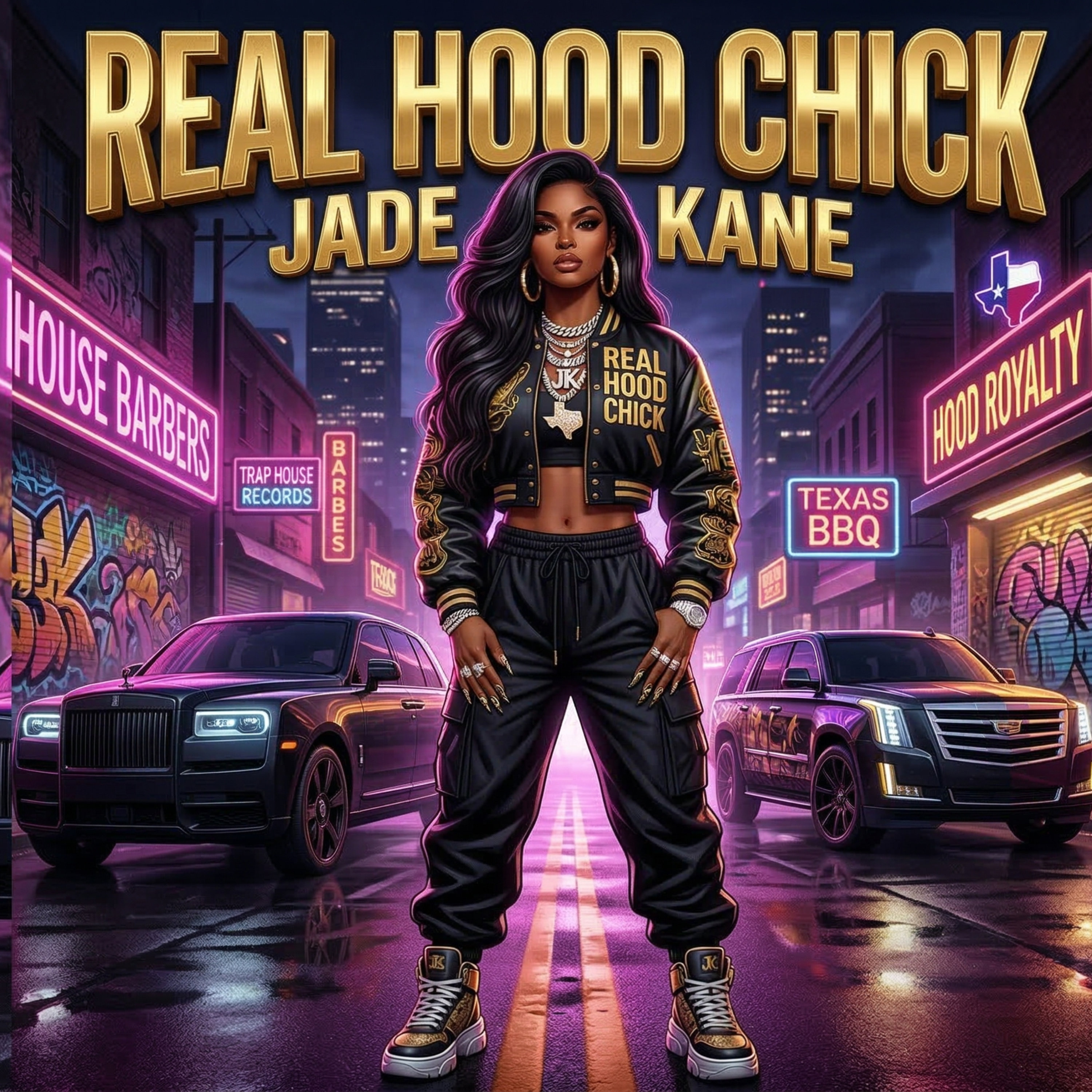 REAL HOOD CHICK artwork
