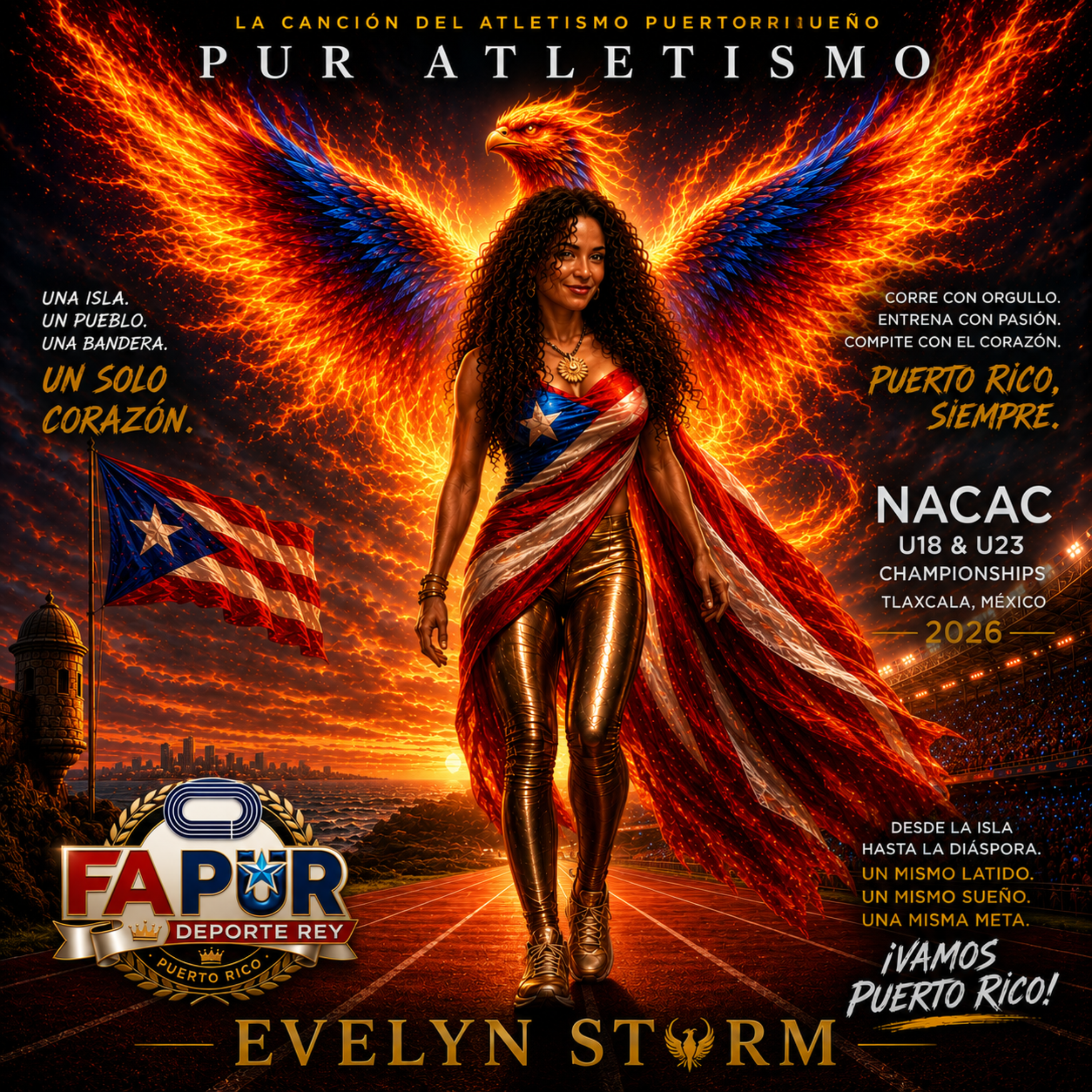 BORINQUÉN SIN FRONTERAS by Evelyn Storm cover art