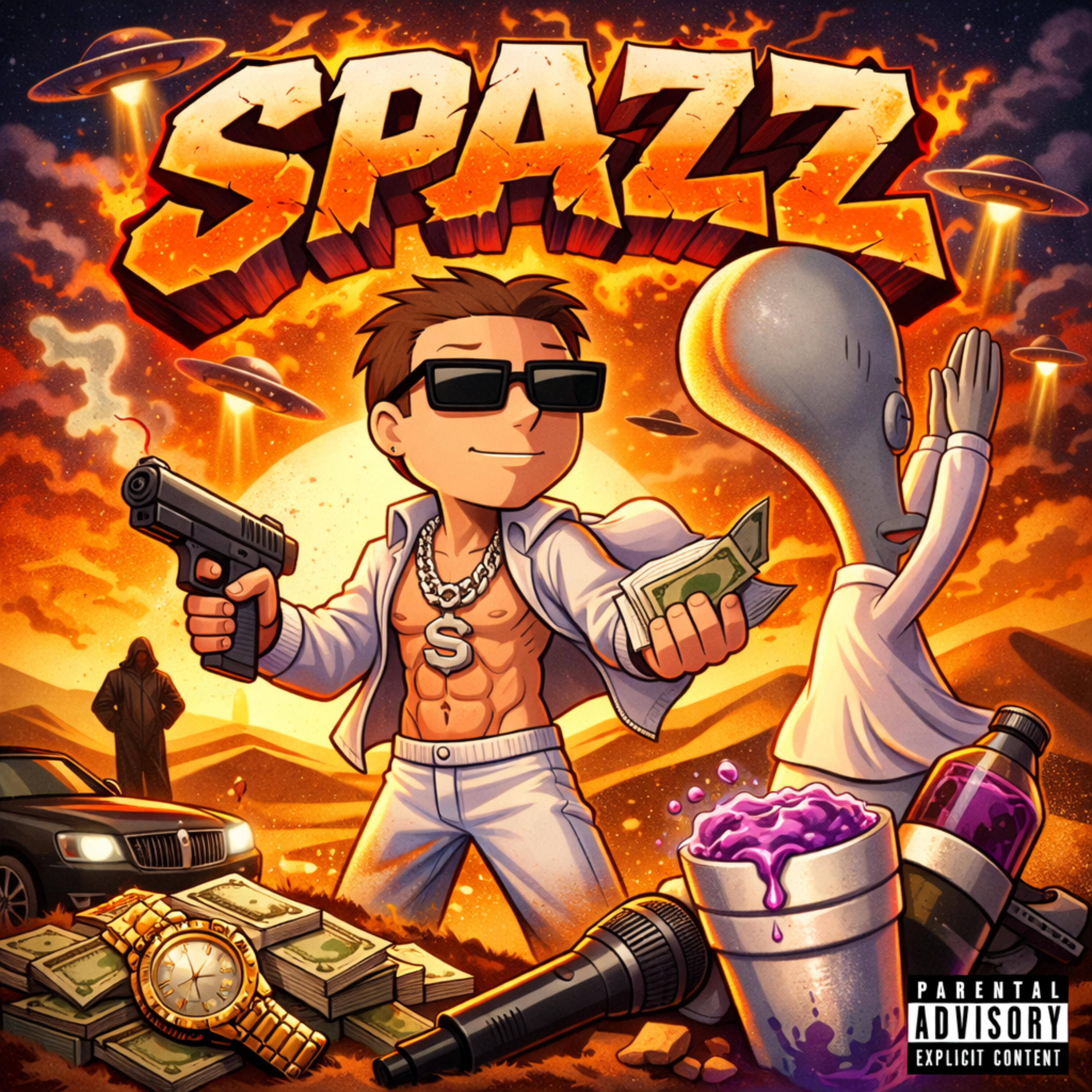 Spazz artwork