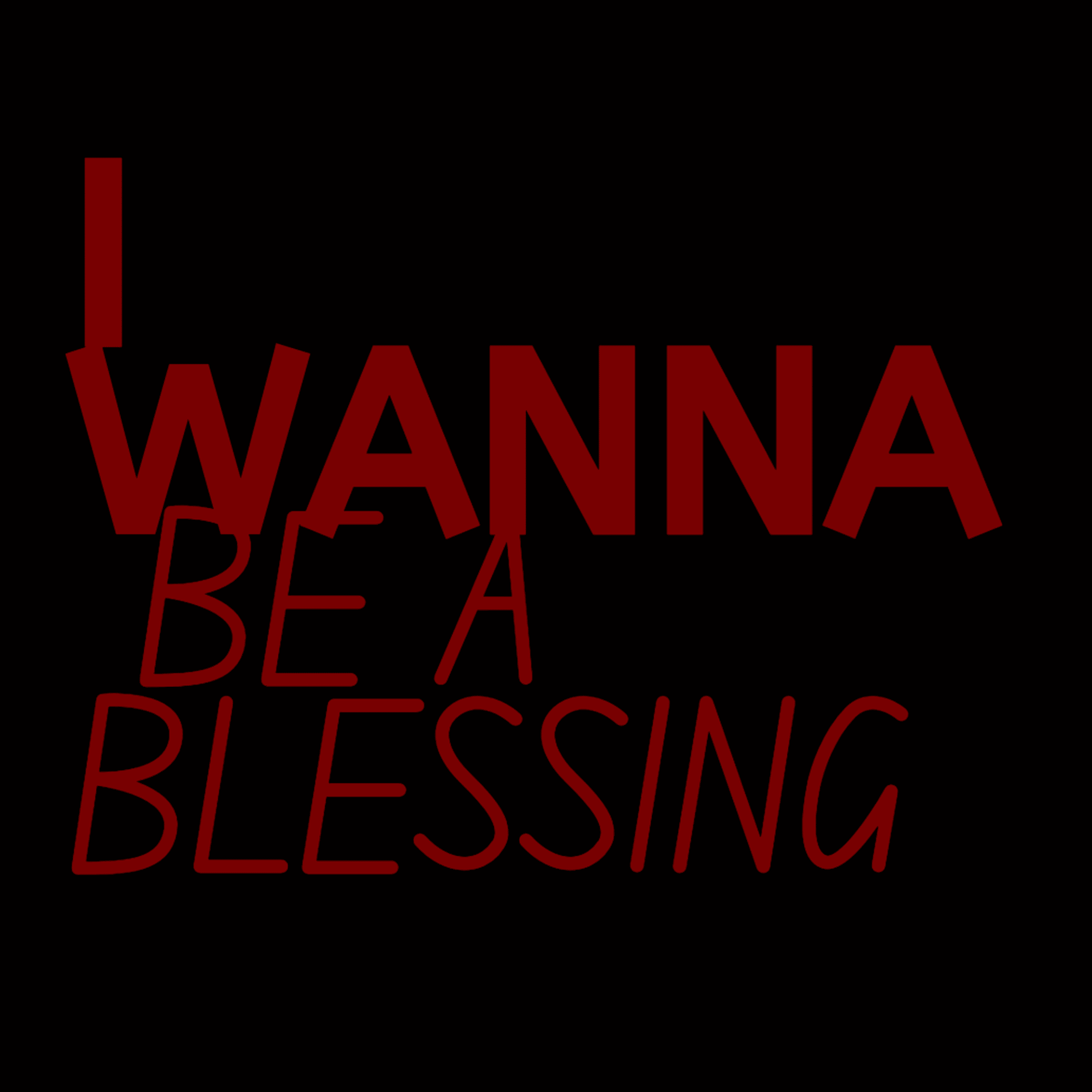 I Wanna Be a Blessing artwork