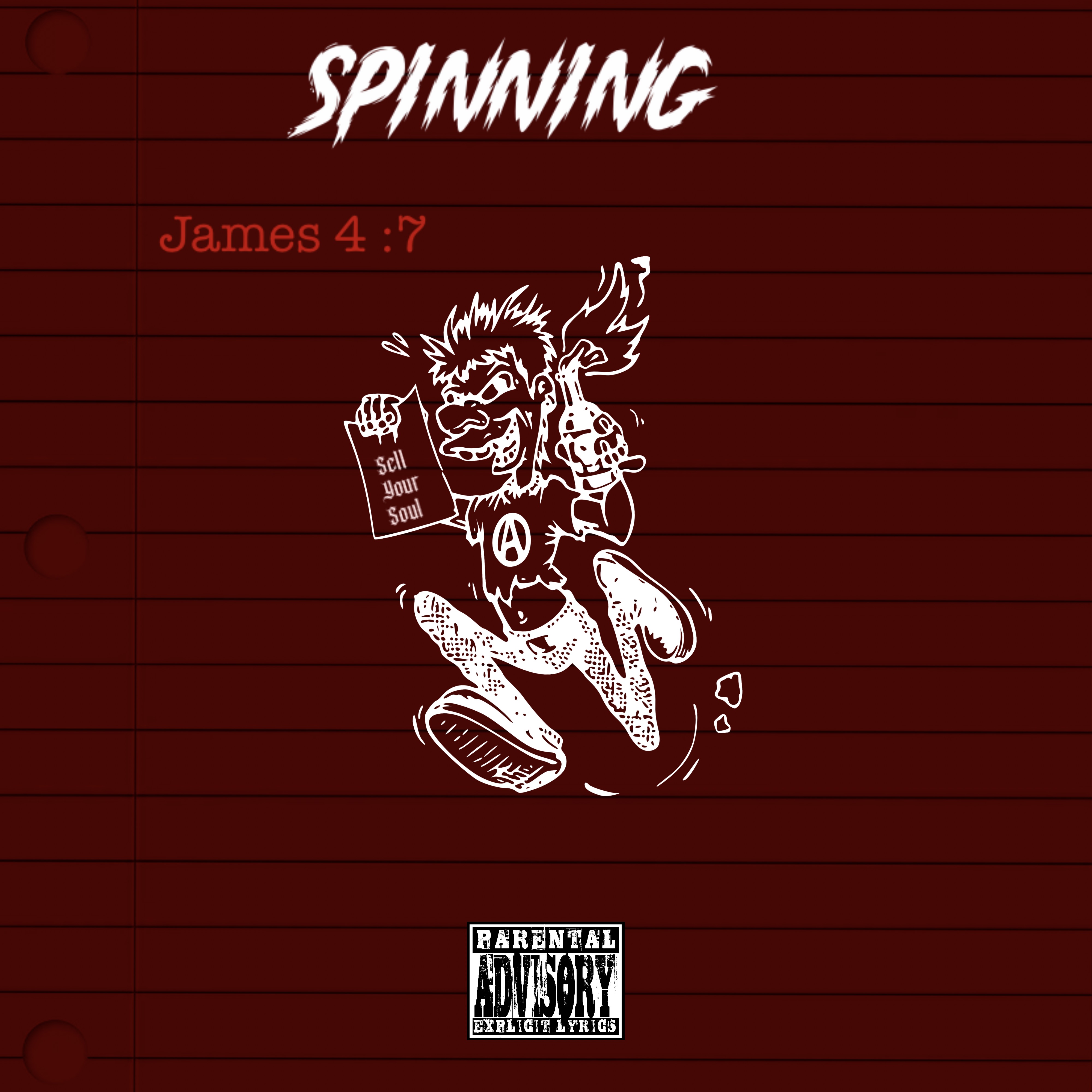 Spinning artwork