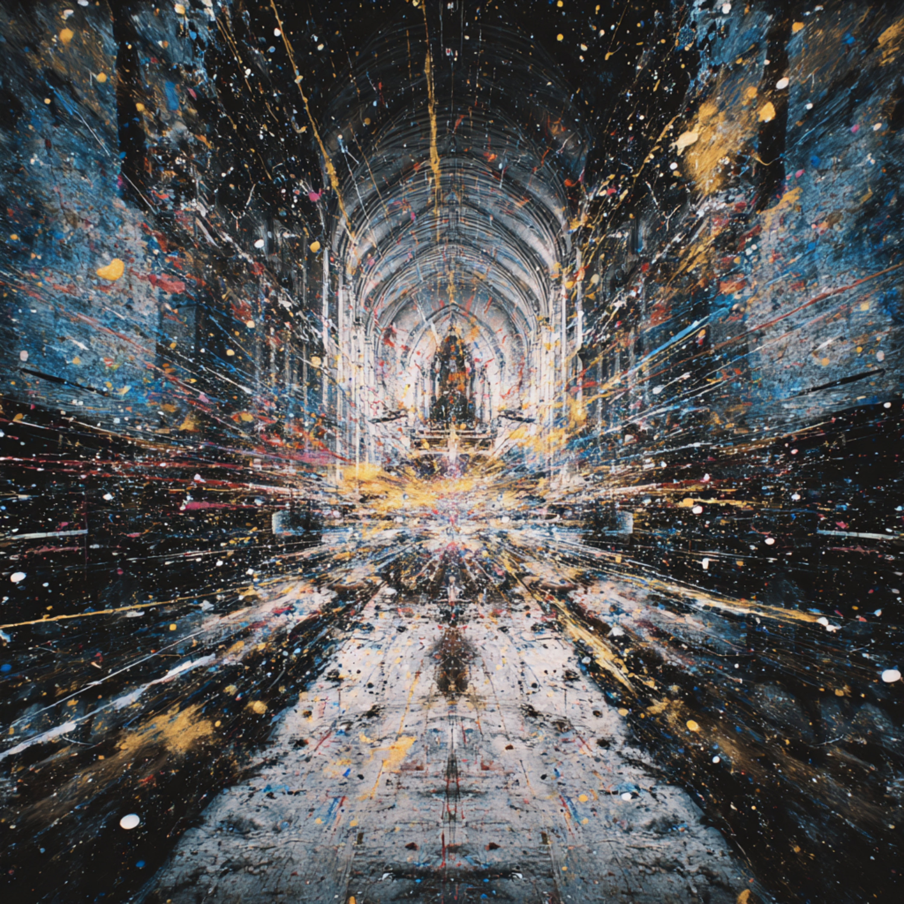 Praying and crossin artwork