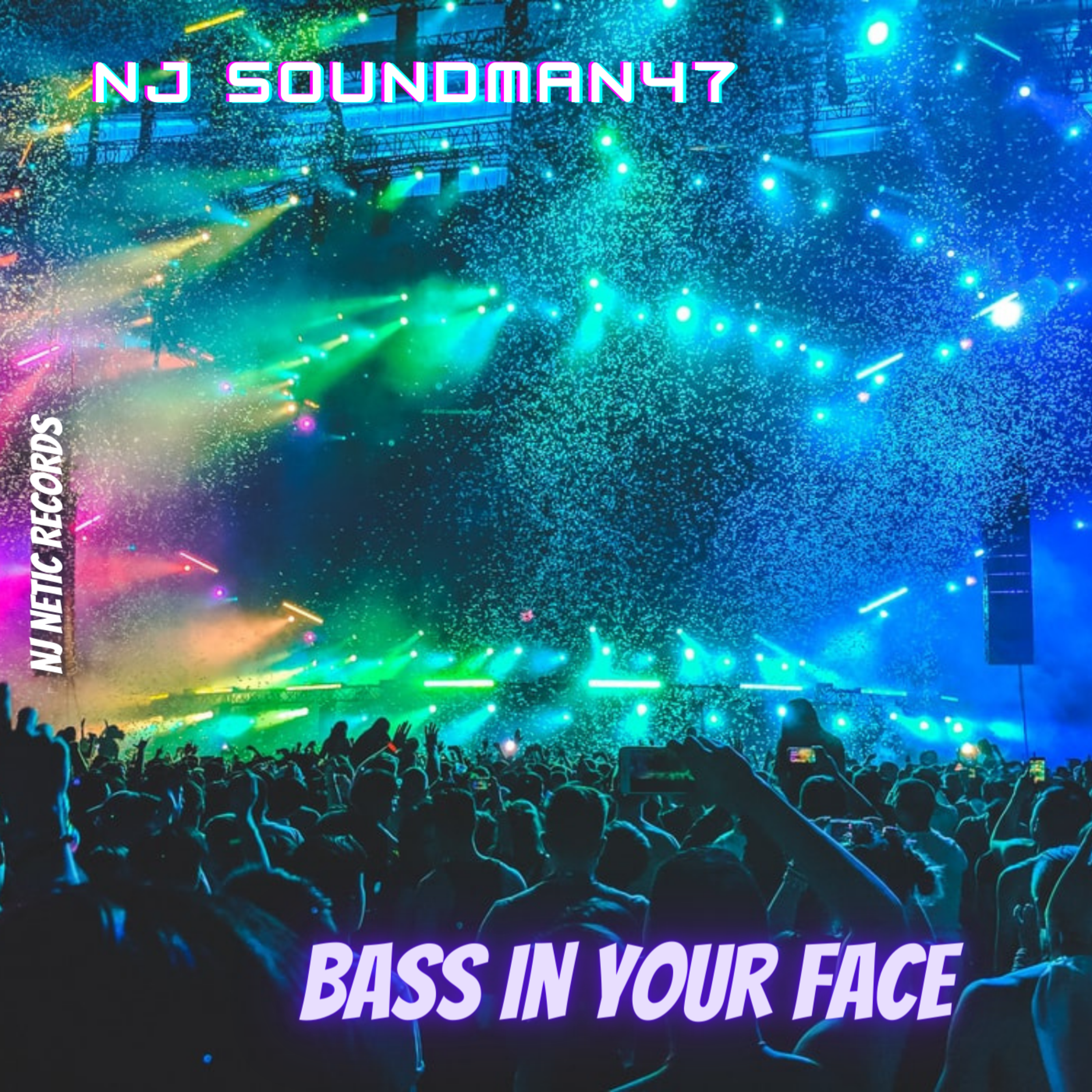BASS IN YOUR FACE artwork
