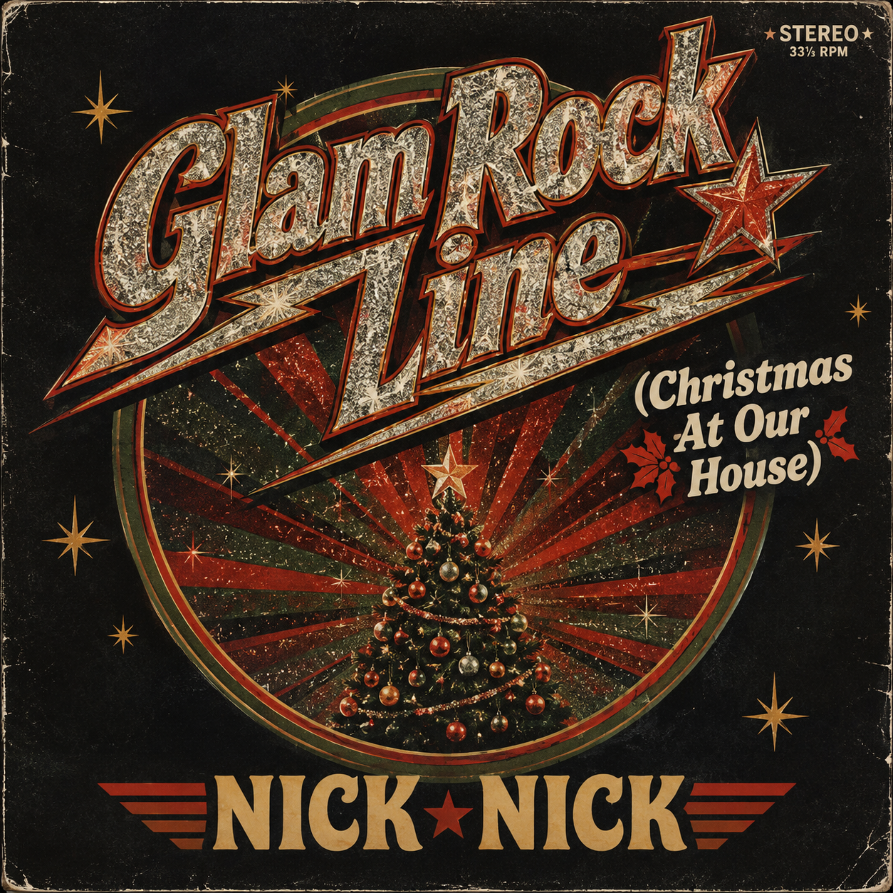 Glam Rock Line (Christmas At Our House) by Nick Nick cover art