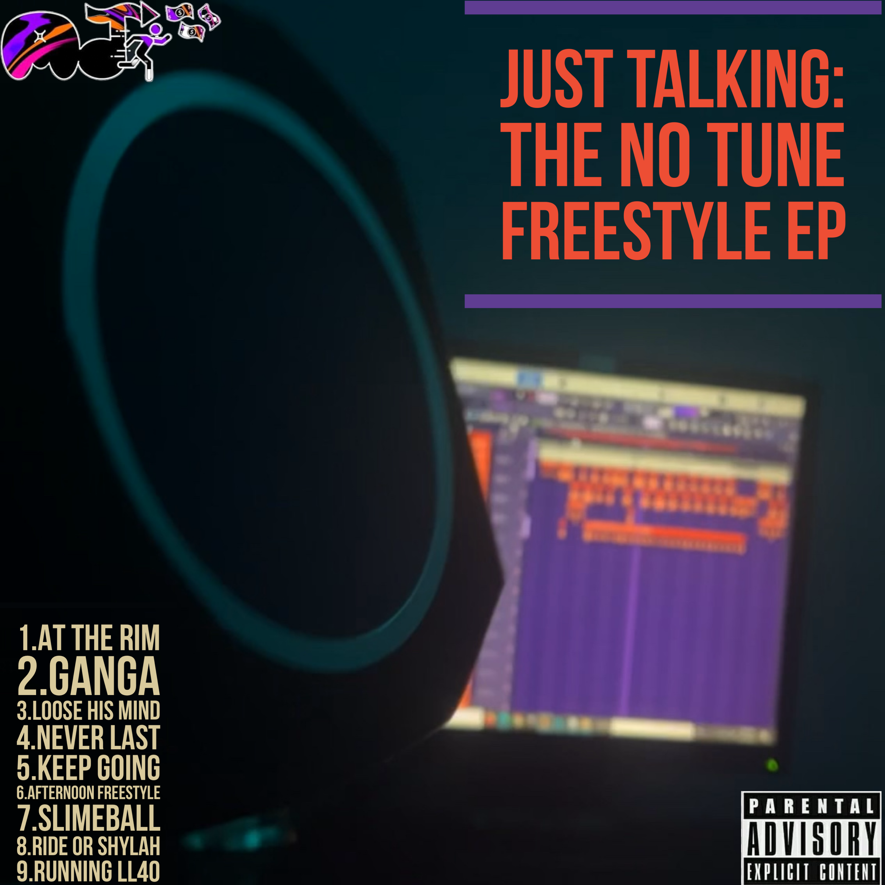 Just Talking: The No Tune Freestyle by AjPaPercHaze cover art