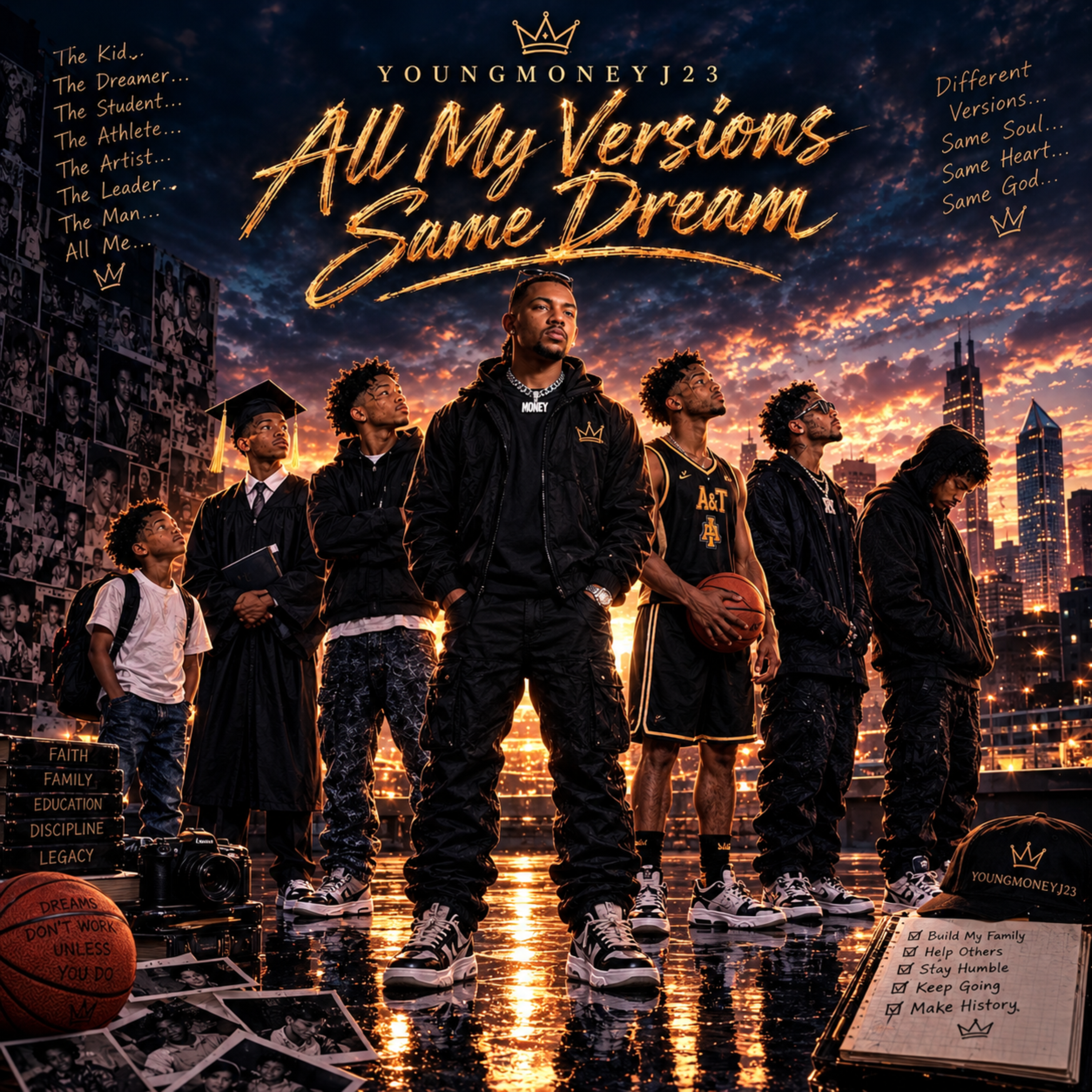 All My Versions , Same Dream by YoungMoneyJ23 cover art