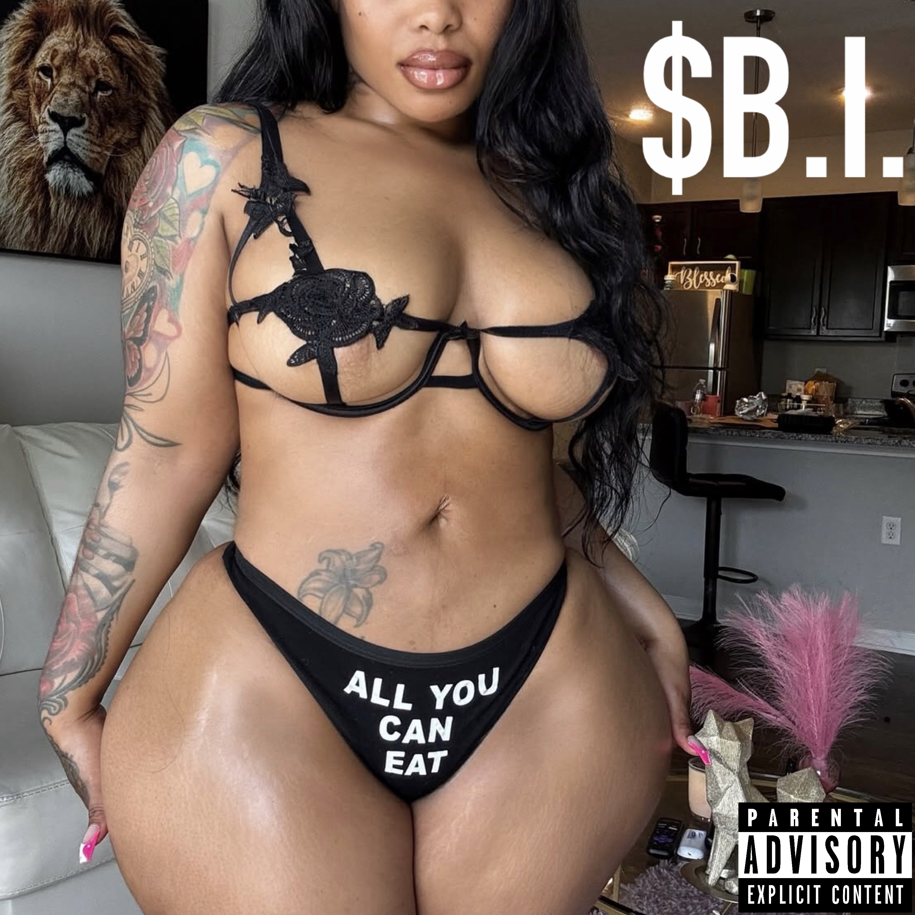 LIVING IN DA MOMENT by $B.I. cover art