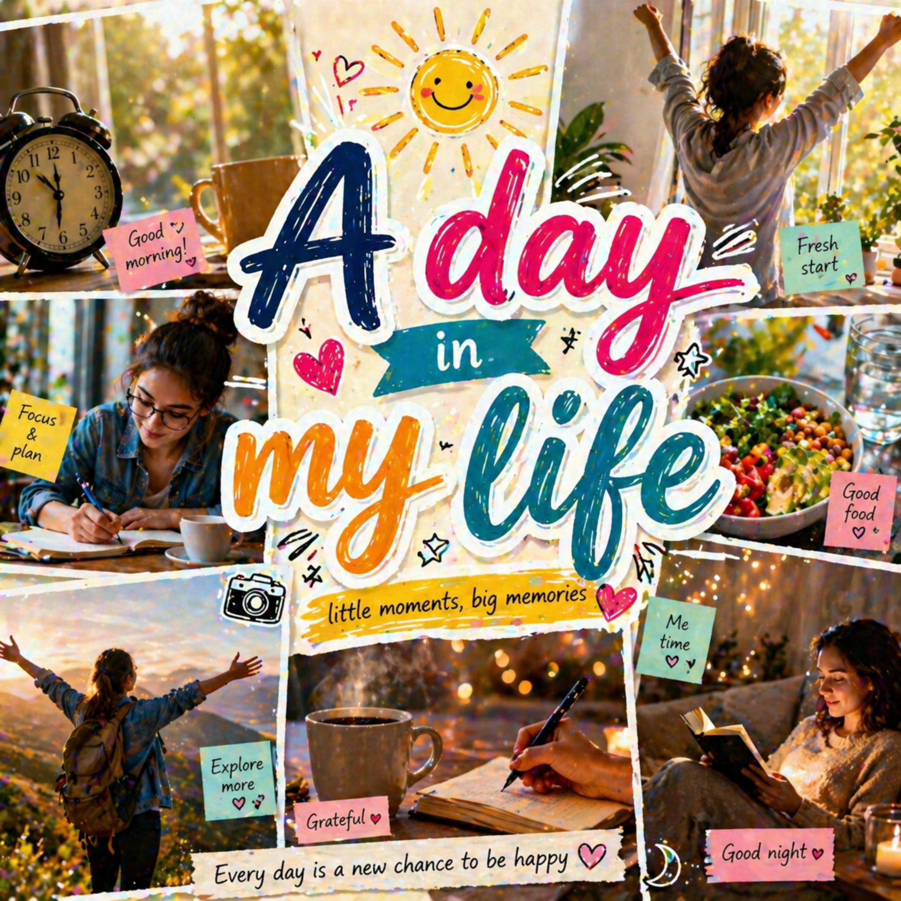 a day in my life artwork
