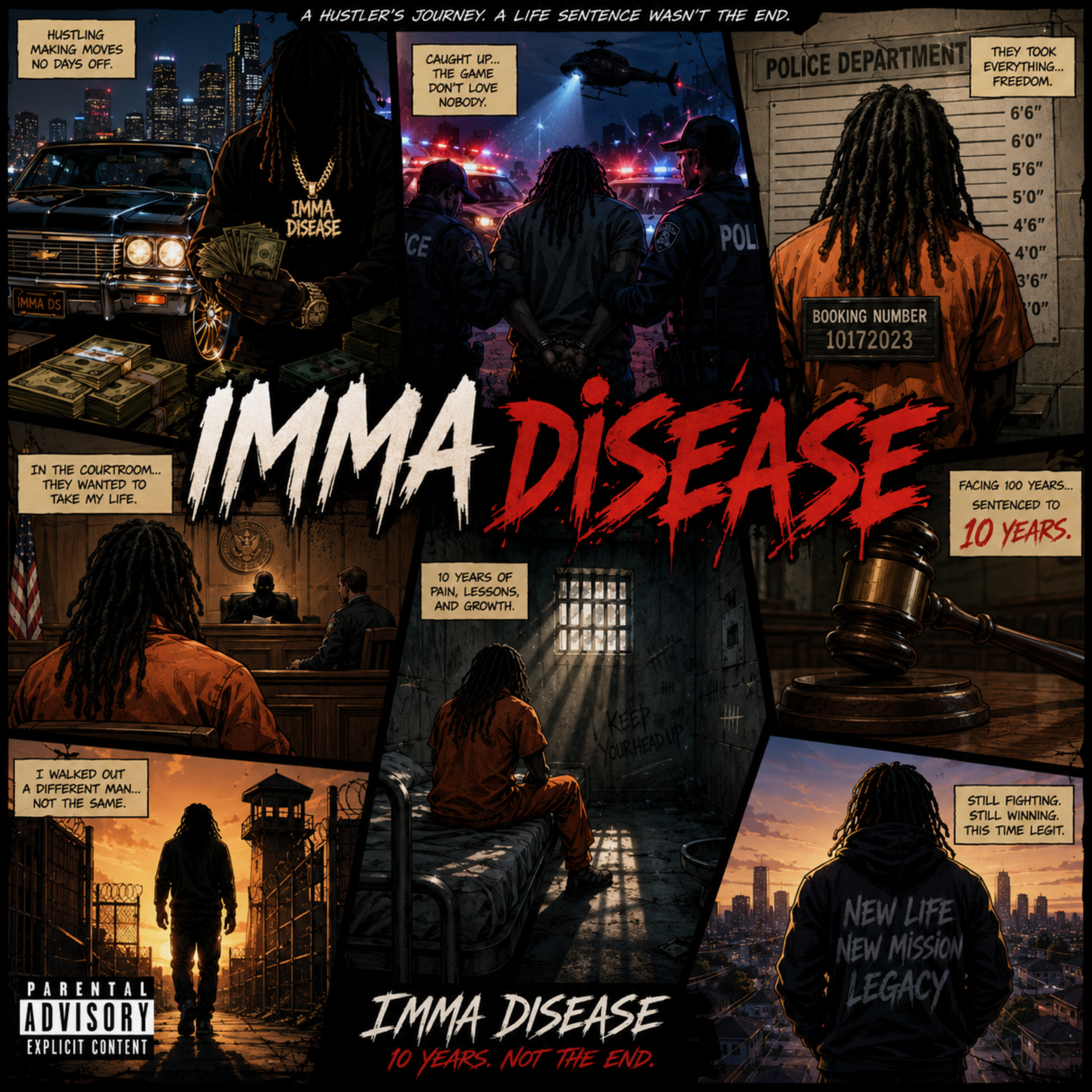 I’m A Disease by Terrance Lunsford cover art