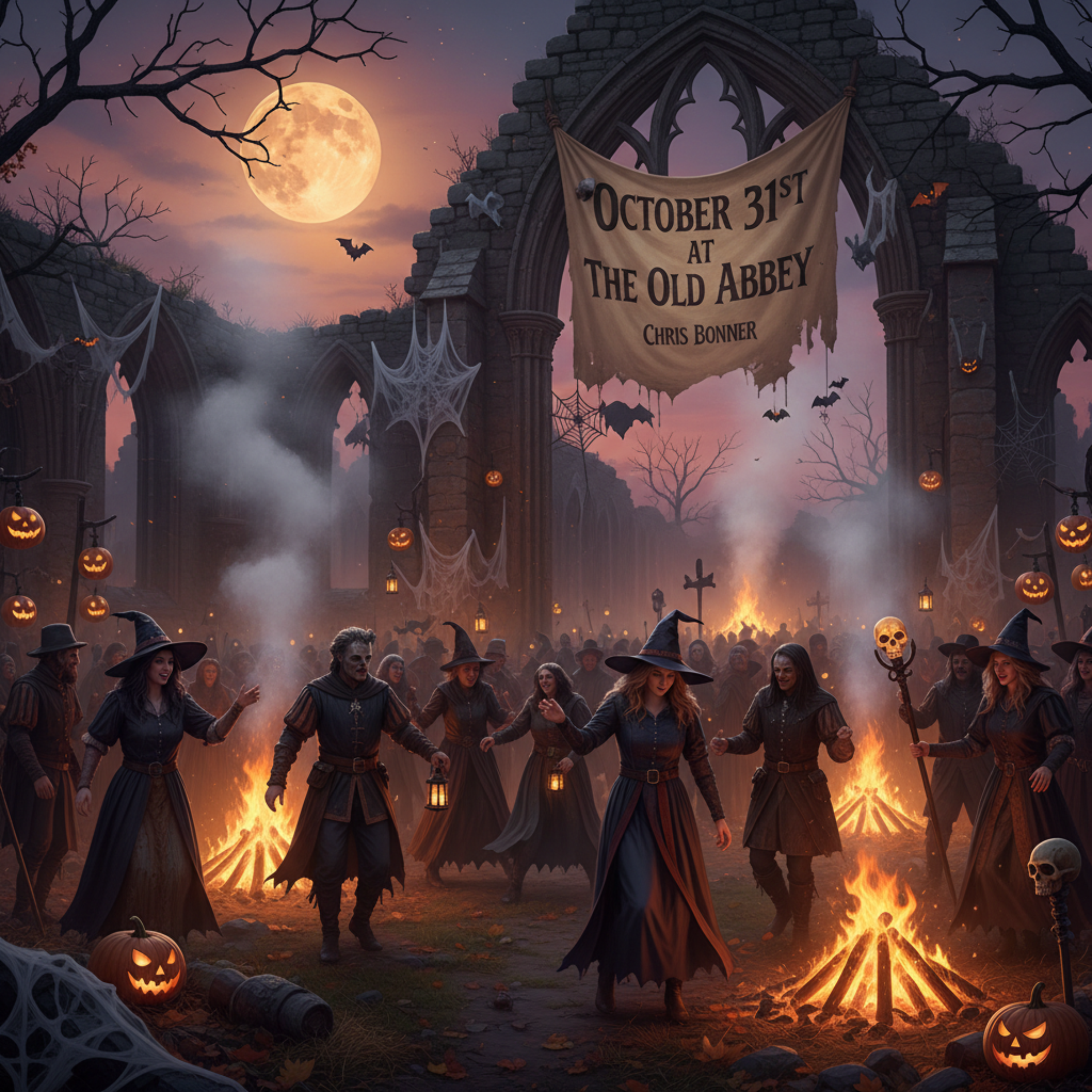 October 31st at the Old Abbey by Chris Bonner UK cover art