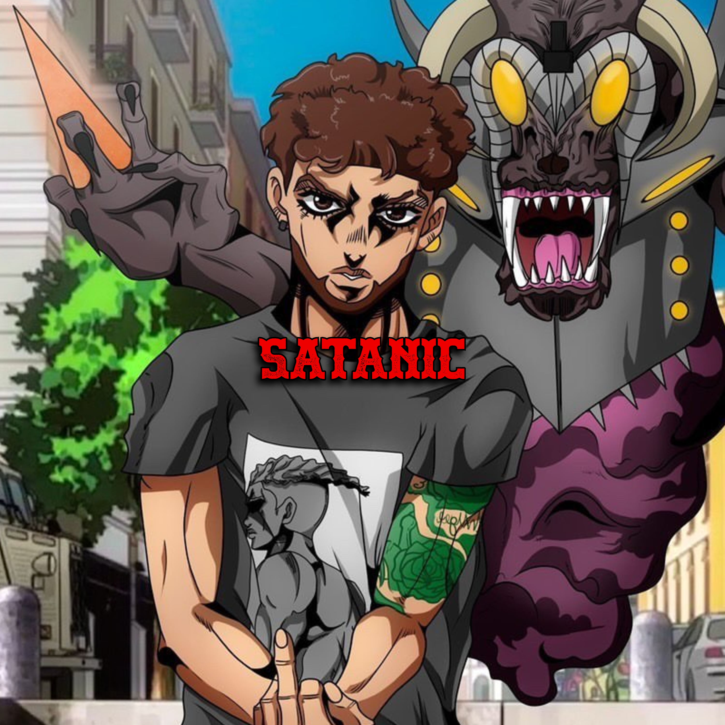 Satanic artwork