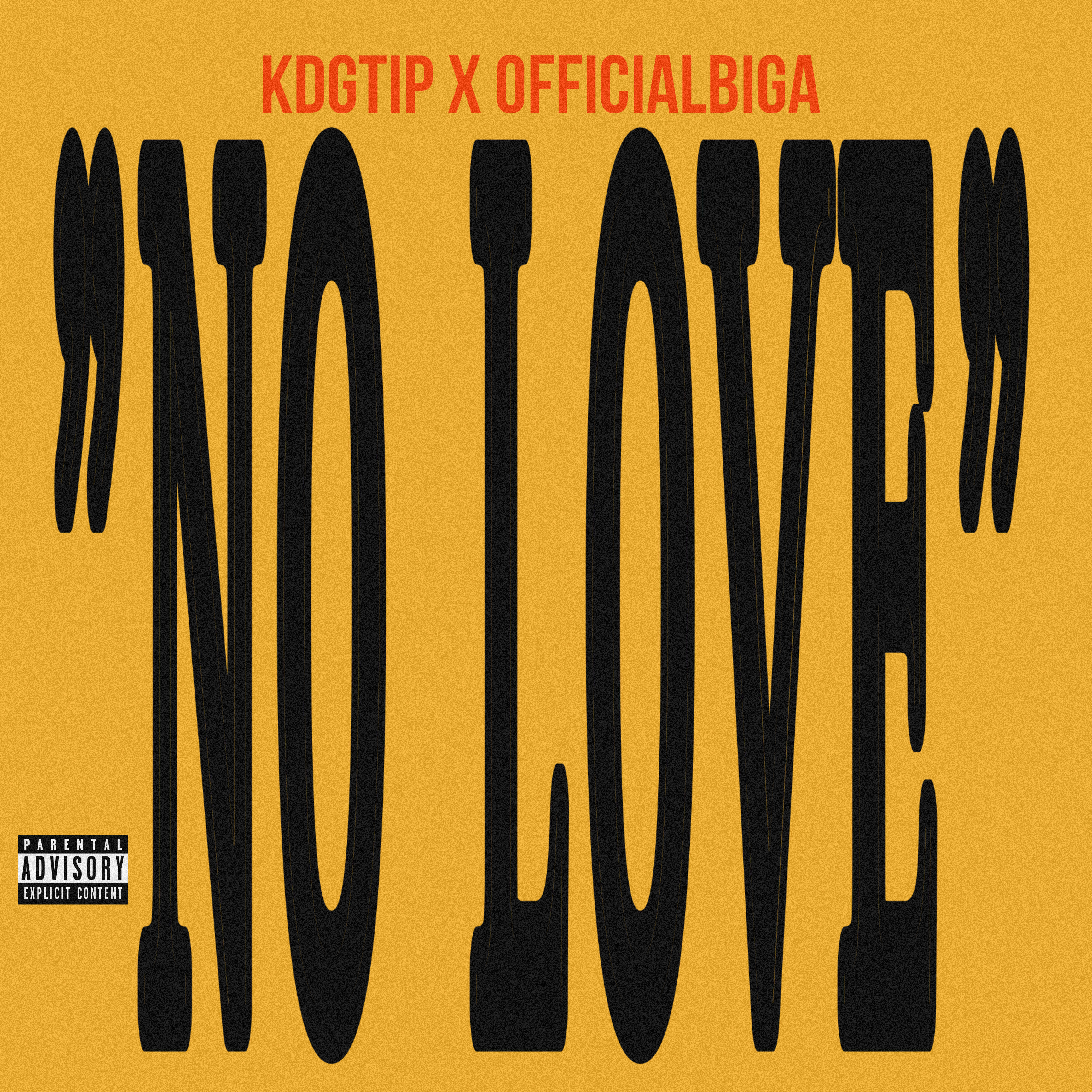 NO LOVE artwork