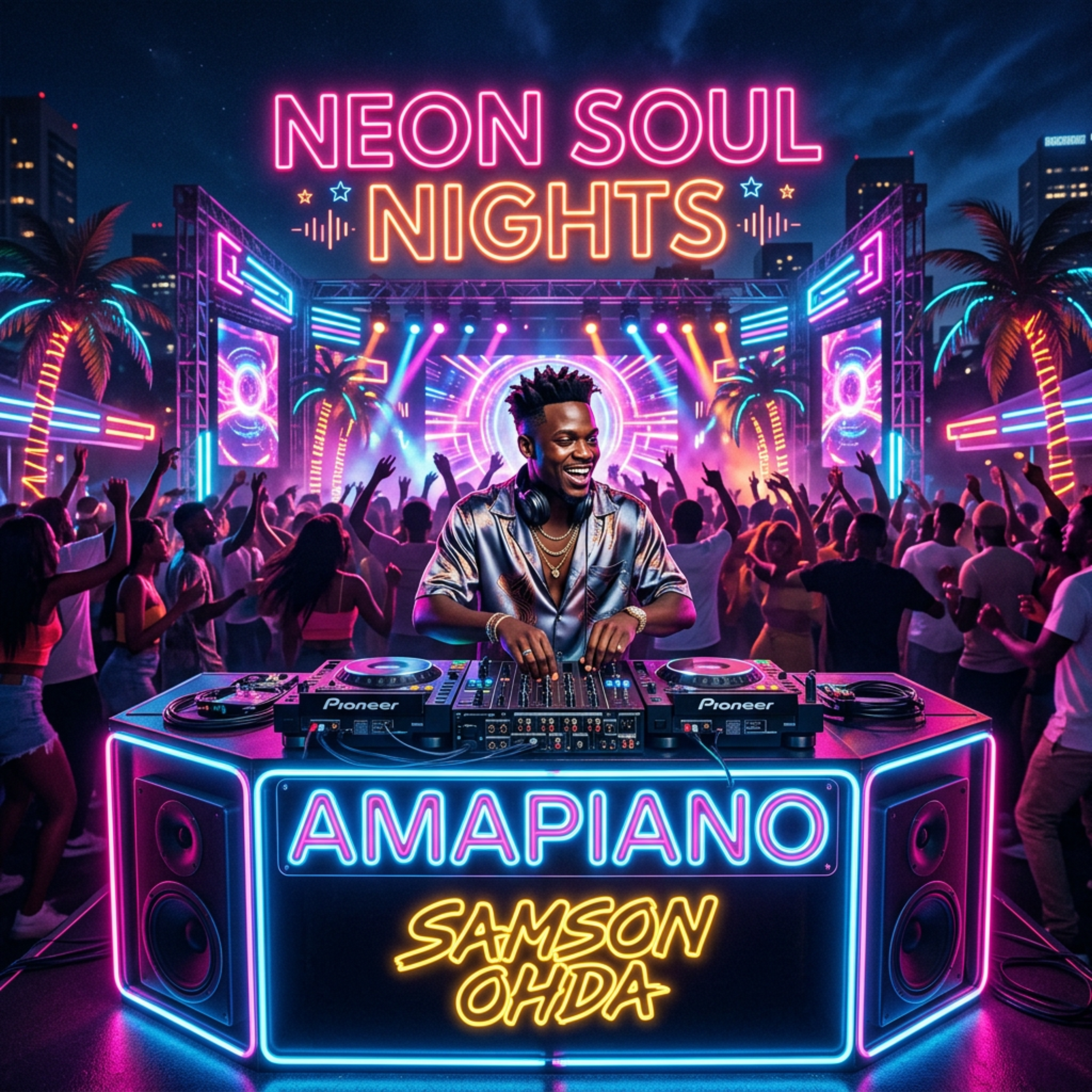 Neon Soul Nights by Samson Ohda  cover art