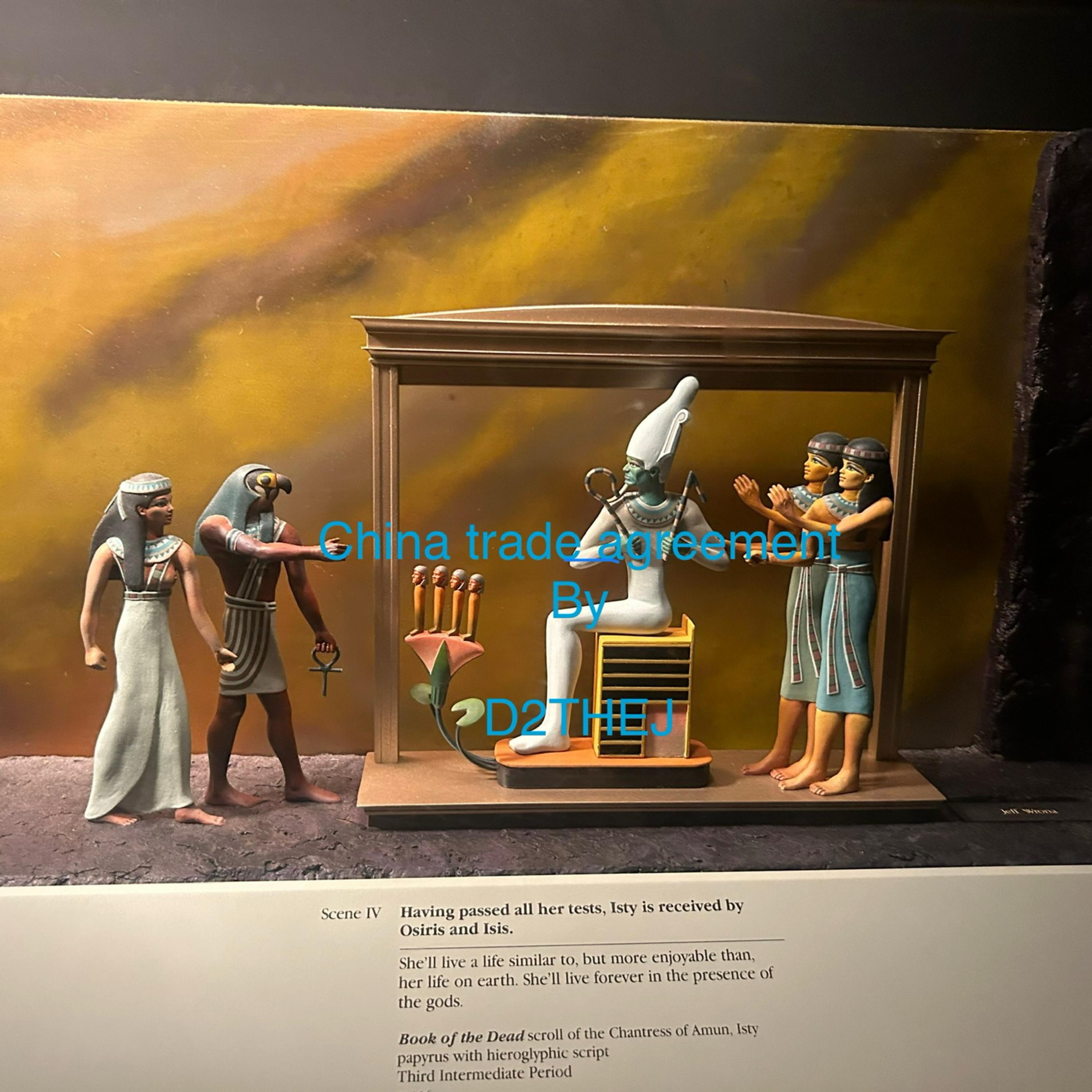 China trade agreement artwork