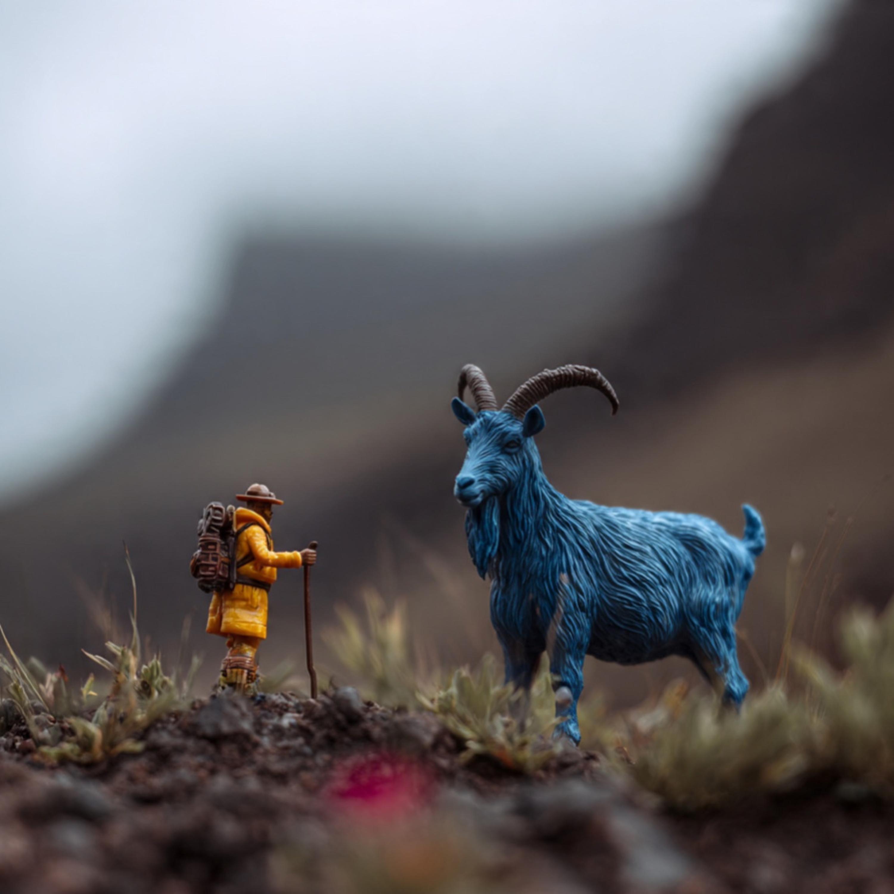 Baby Blue Goat artwork
